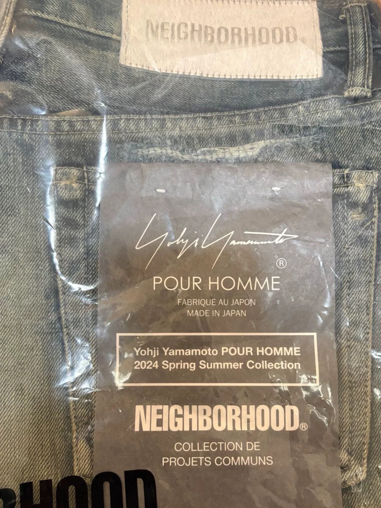 Yohji Yamamoto Neighborhood x Yohji Yamamoto Denim Jeans Size US 26 / EU 42 - 7 Thumbnail