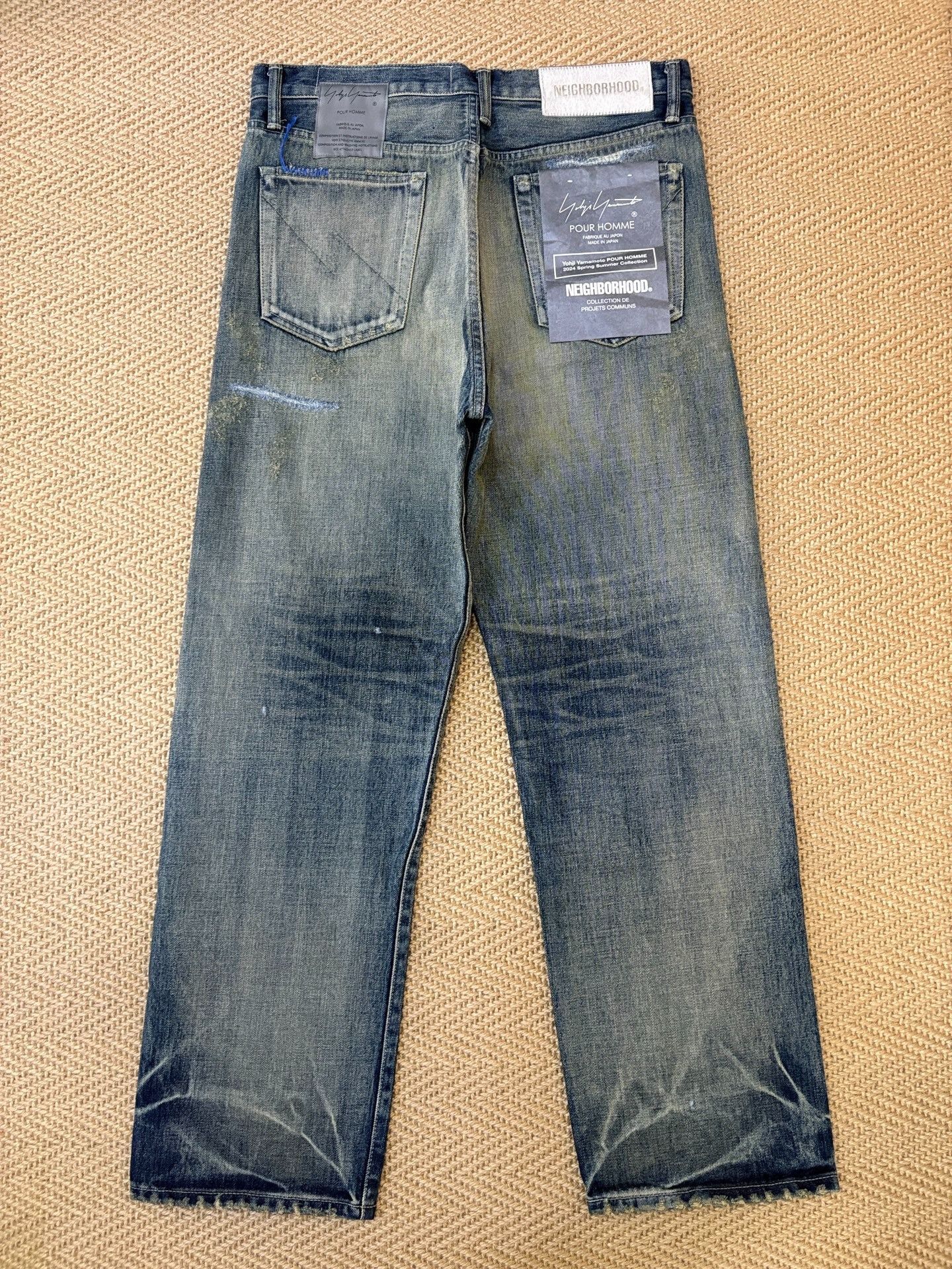 Yohji Yamamoto Neighborhood x Yohji Yamamoto Denim Jeans Size US 26 / EU 42 - 2 Thumbnail