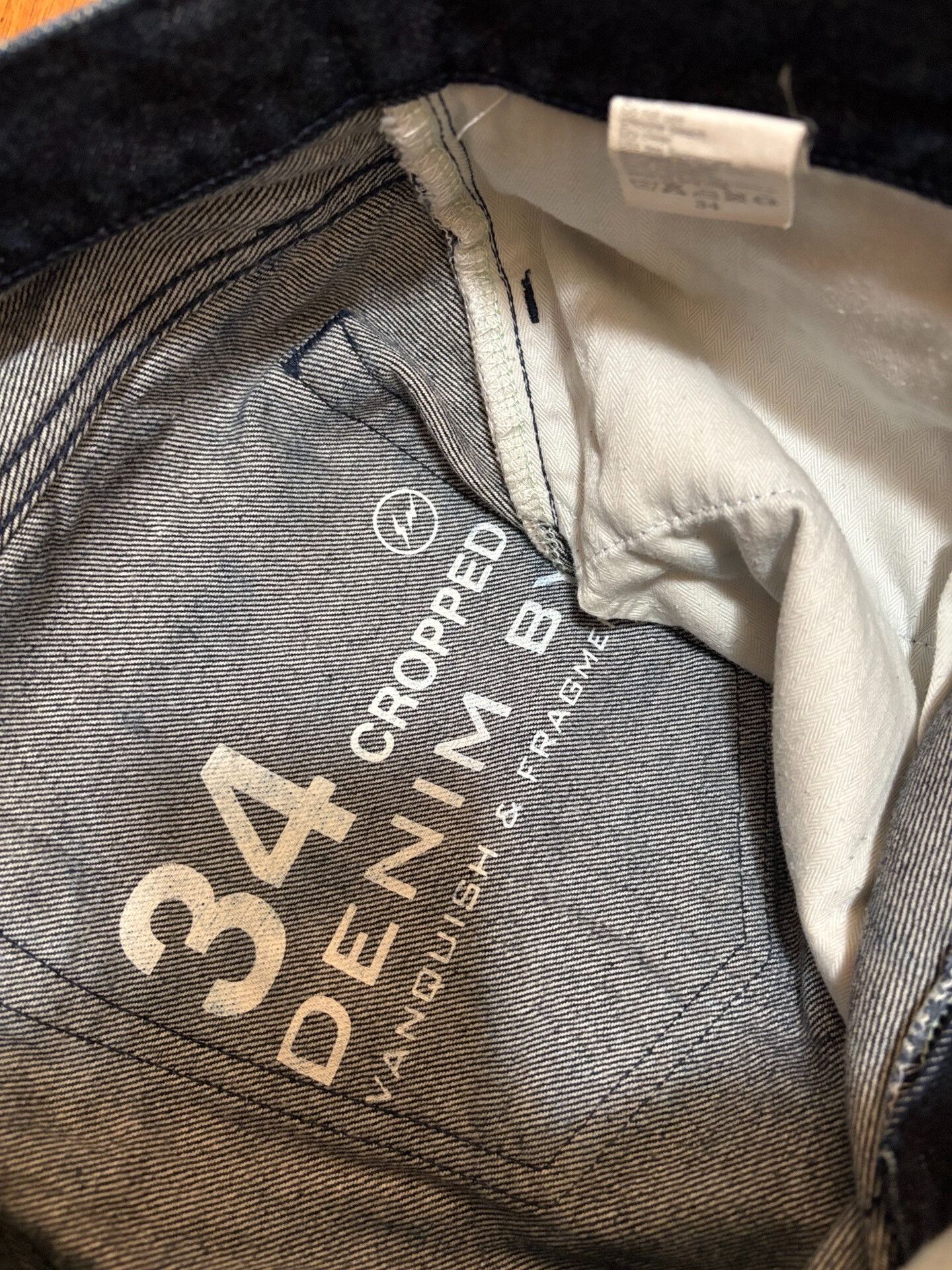 Fragment Design Vanquish & Fragment Cropped Denim Jeans Size US 34 / EU 50 - 9 Thumbnail