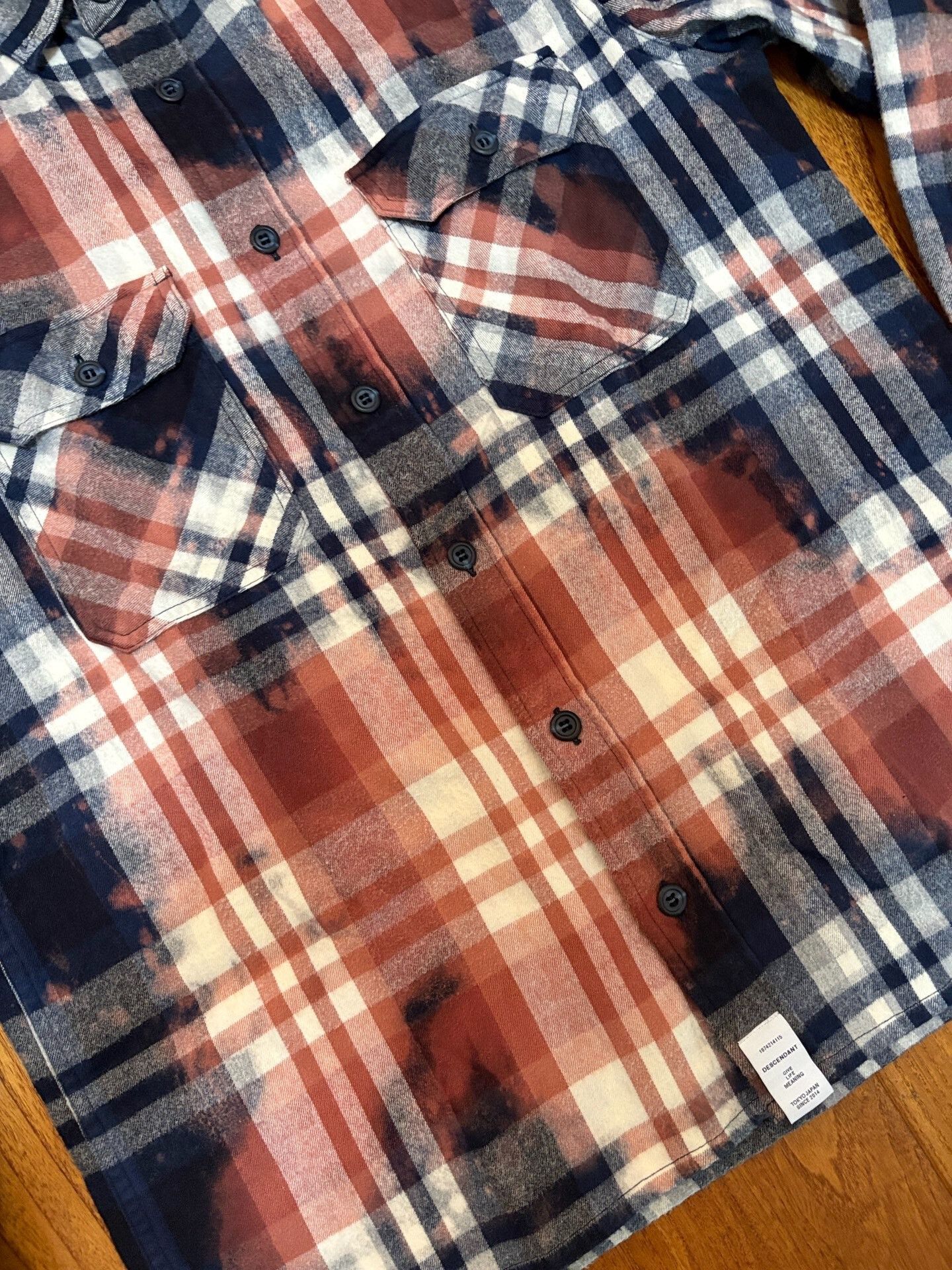 Descendant Descendant 18SS Moss Check LS Shirt Size US M / EU 48-50 / 2 - 4 Thumbnail