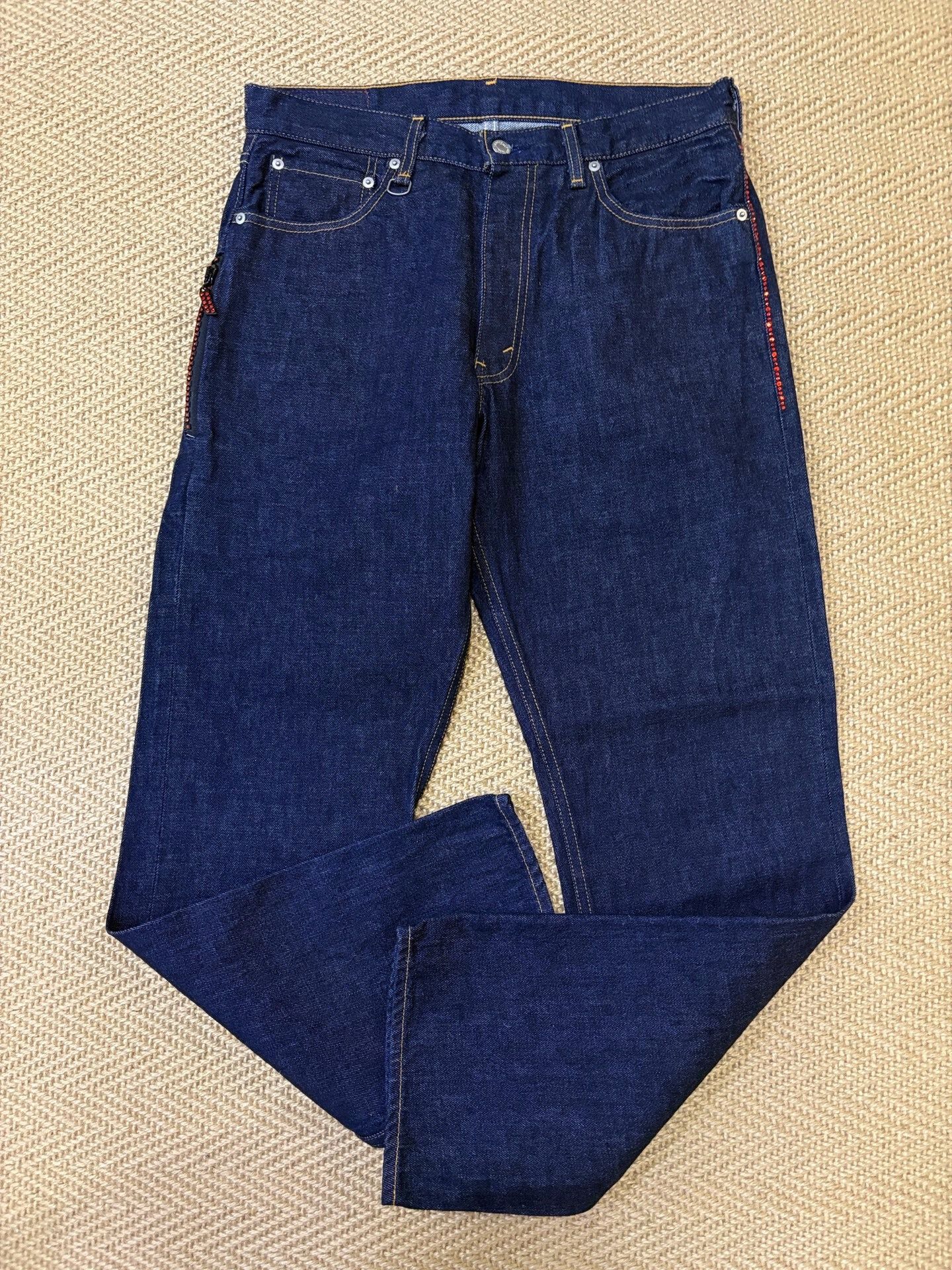 Levi's Levi's Fenom Disco Red Diamond Unwashed Jeans Size US 26 / EU 42 - 2 Thumbnail