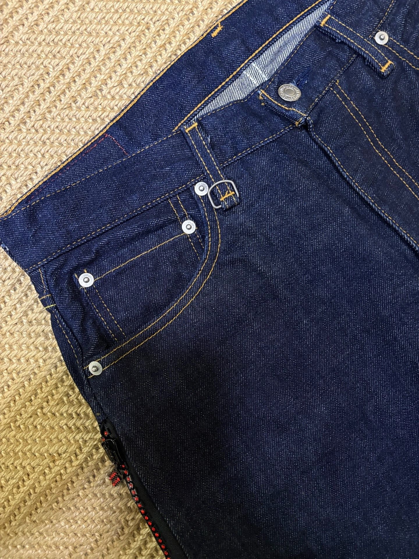 Levi's Levi's Fenom Disco Red Diamond Unwashed Jeans Size US 26 / EU 42 - 7 Thumbnail