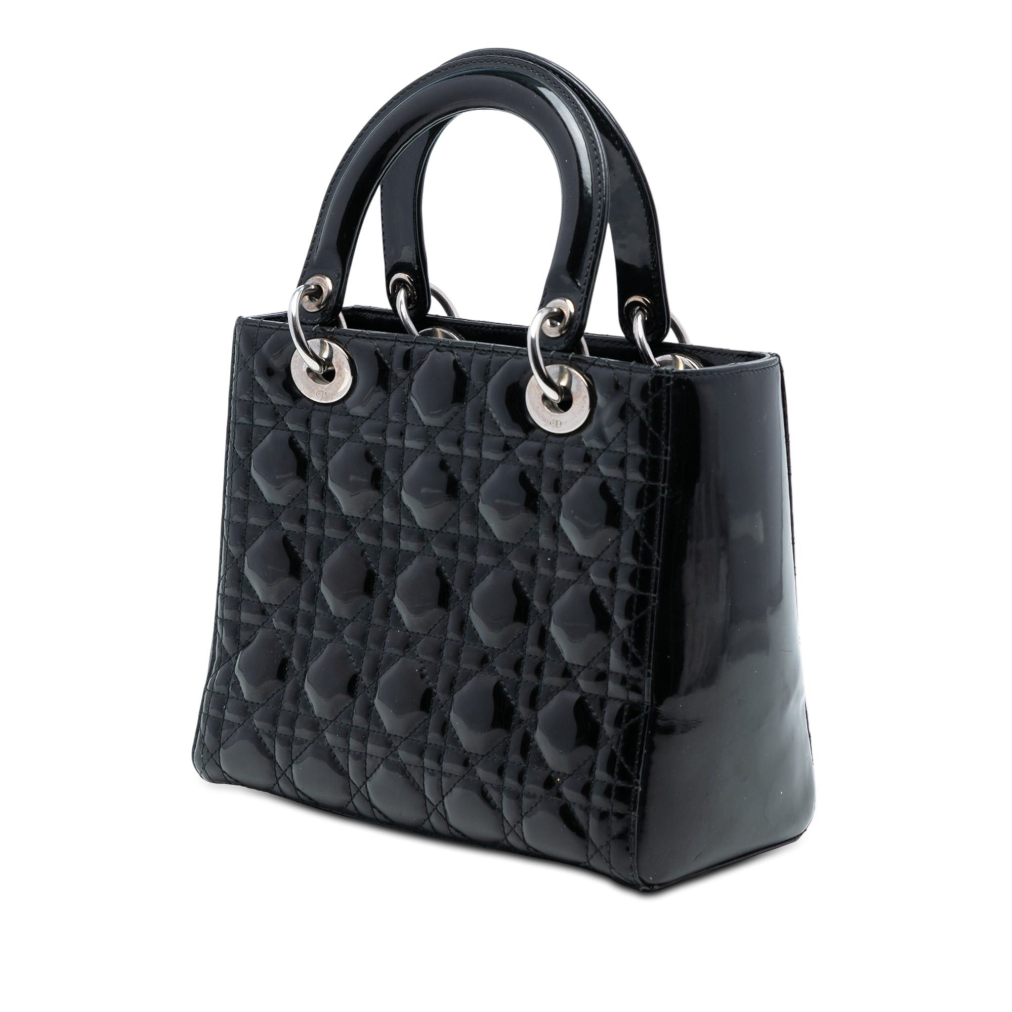 Dior Medium Patent Cannage Lady Dior Size ONE SIZE - 2 Thumbnail