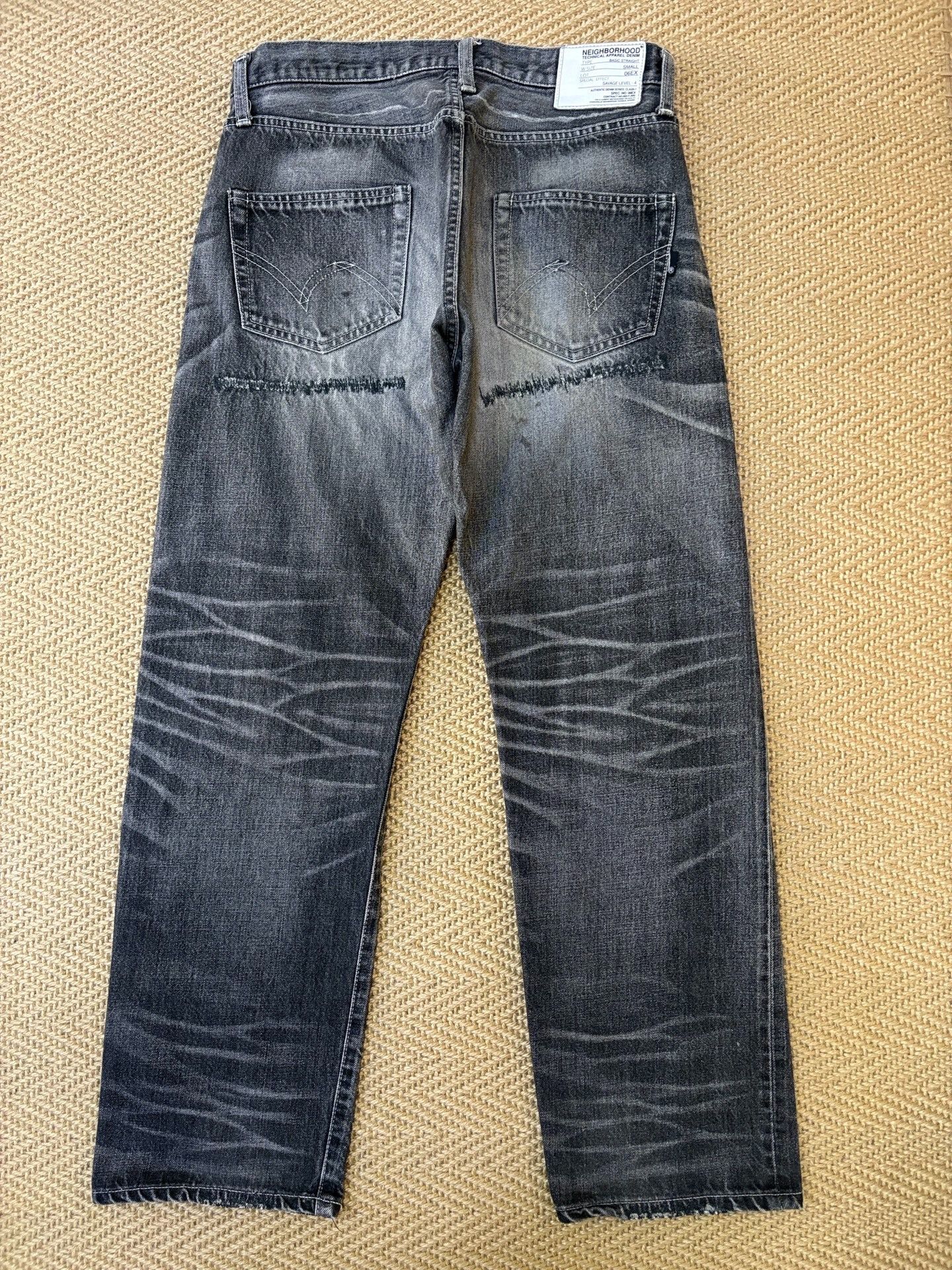 Neighborhood NEIGHBORHOOD 06EX KNEEL Distressed Jeans Size US 26 / EU 42 - 2 Thumbnail