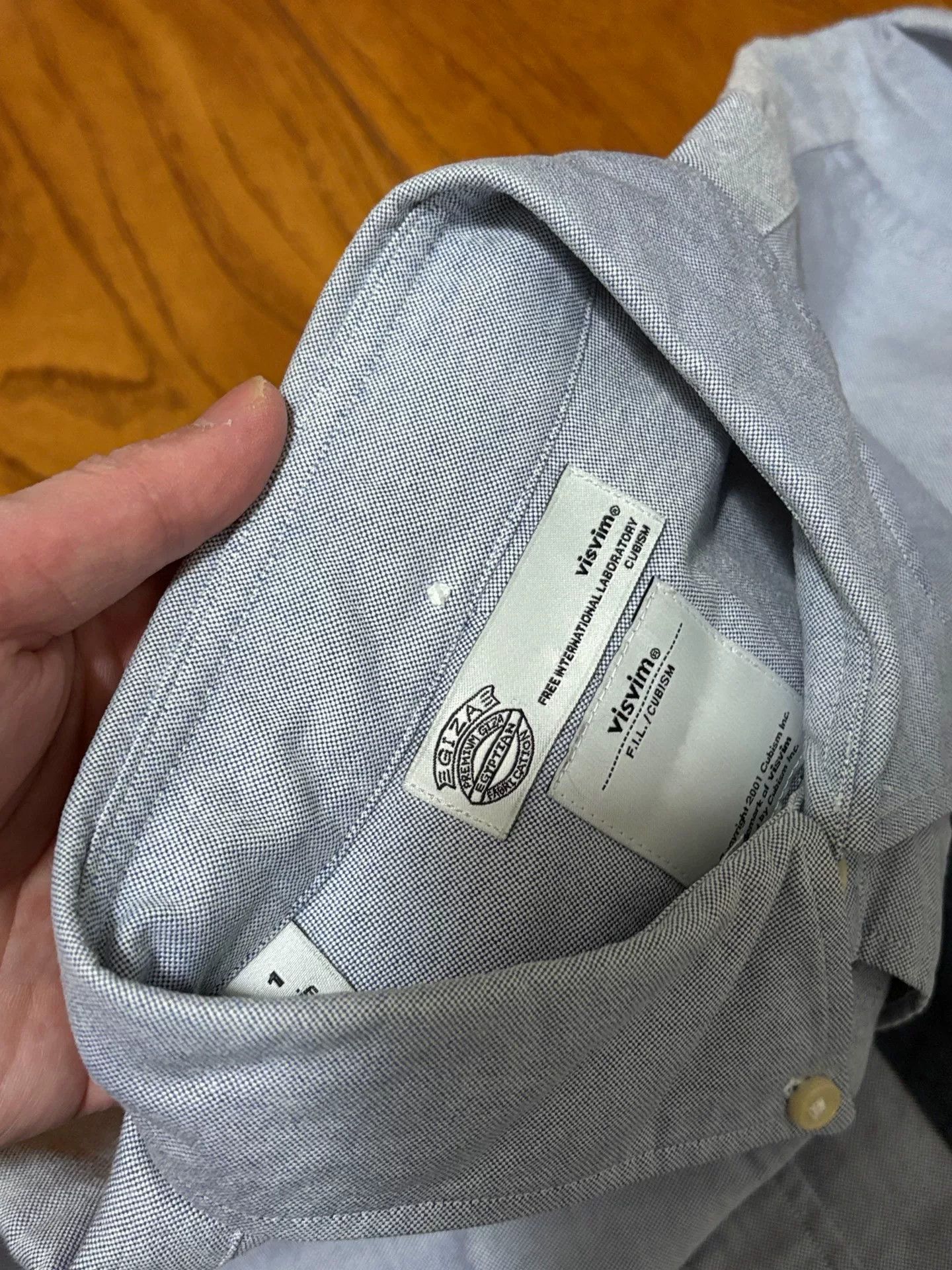 Visvim VISVIM 15AW Pocket Embroidered Long Sleeve Shirt Size US S / EU 44-46 / 1 - 5 Thumbnail