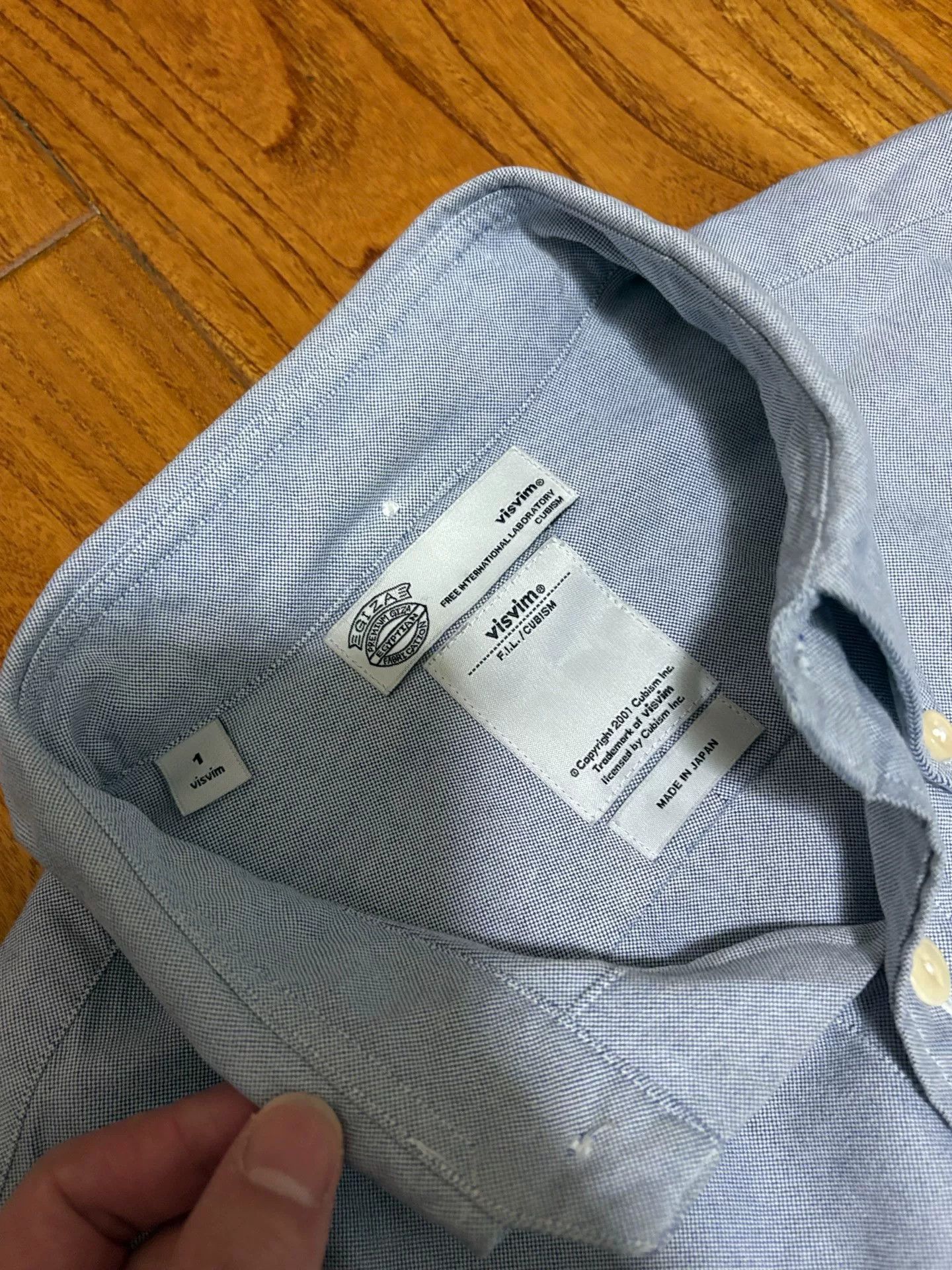 Visvim VISVIM 15AW Pocket Embroidered Long Sleeve Shirt Size US S / EU 44-46 / 1 - 7 Thumbnail
