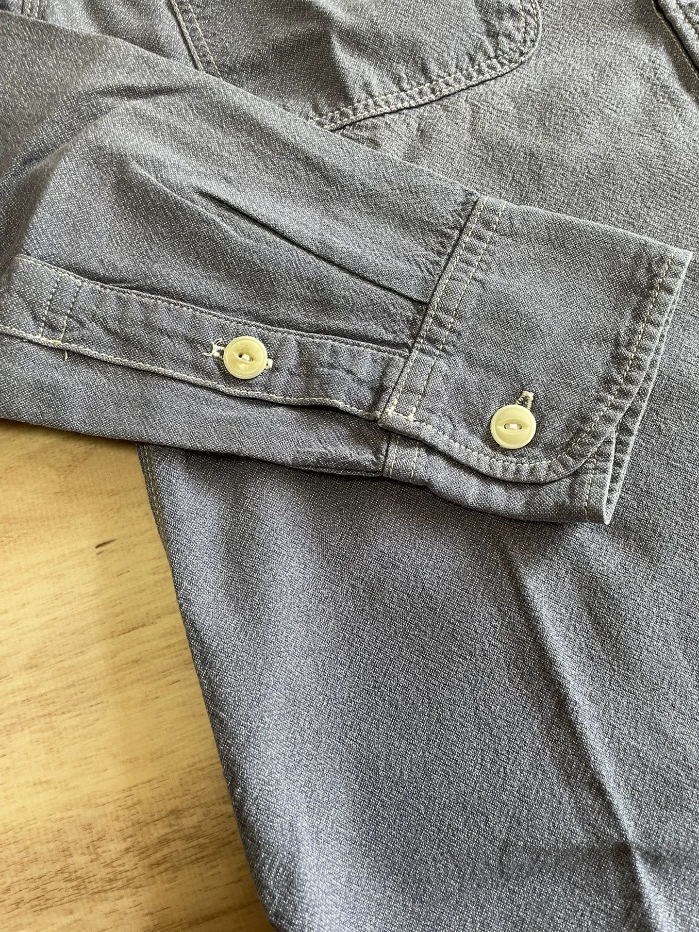 Visvim VISVIM F.I.L Limited Damaged Long Sleeve Shirt Size US S / EU 44-46 / 1 - 3 Thumbnail
