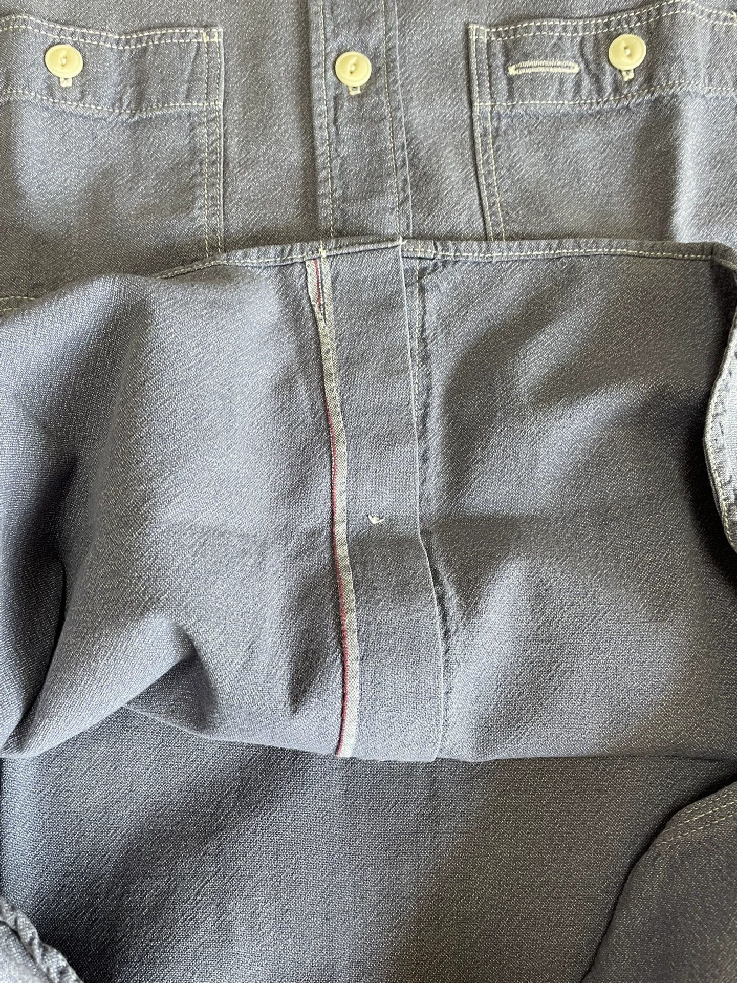Visvim VISVIM F.I.L Limited Damaged Long Sleeve Shirt Size US S / EU 44-46 / 1 - 7 Thumbnail