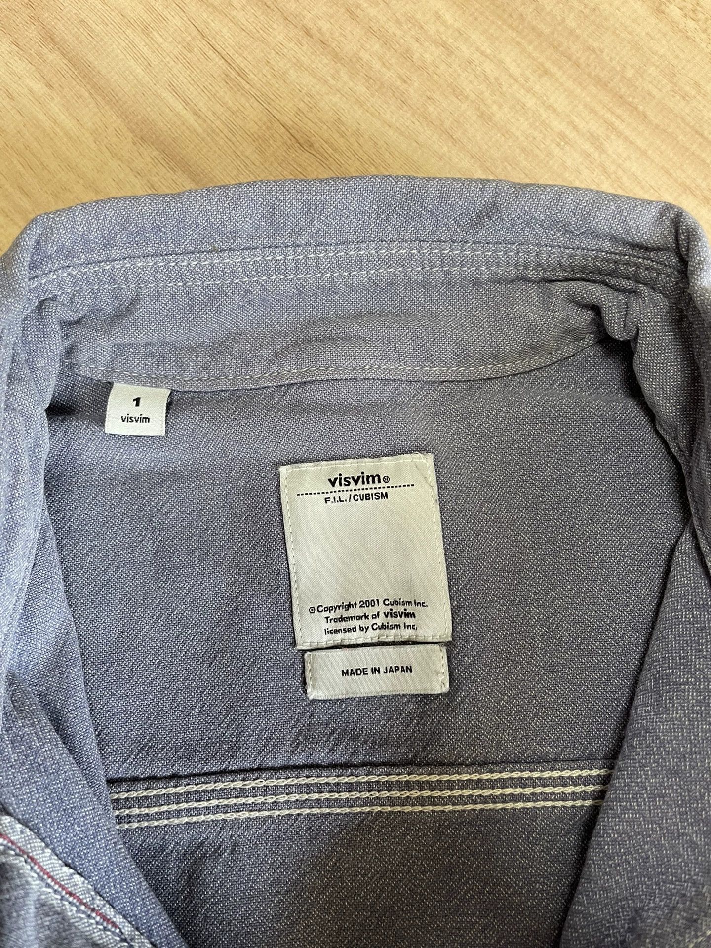 Visvim VISVIM F.I.L Limited Damaged Long Sleeve Shirt Size US S / EU 44-46 / 1 - 8 Thumbnail