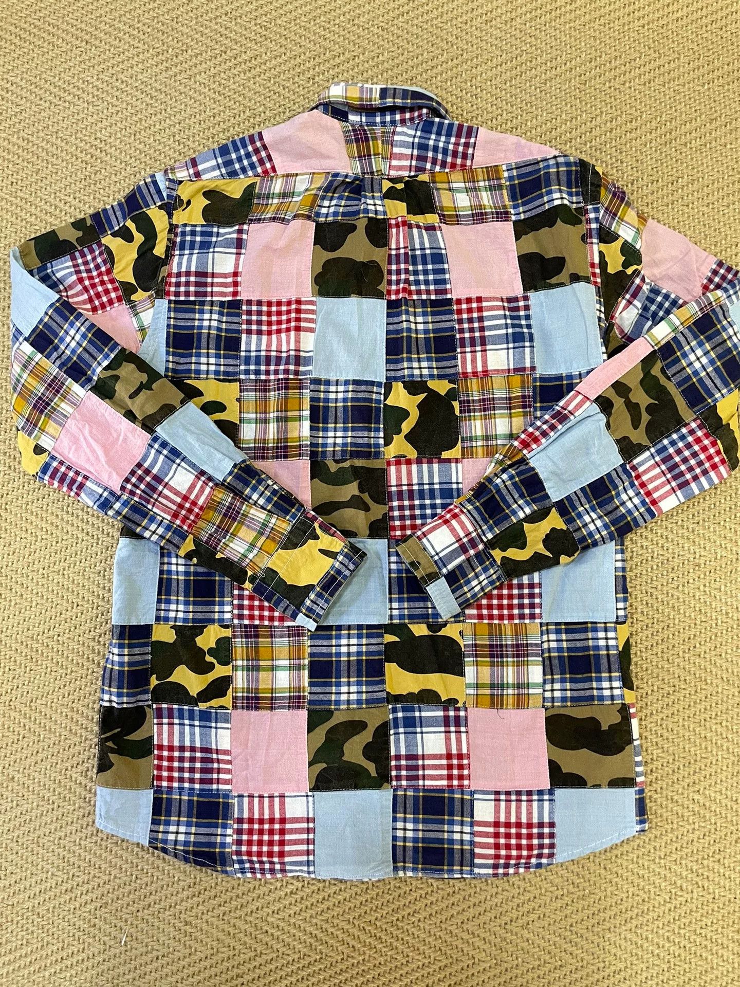 Bape BAPE Distressed Camo Long-Sleeve Shirt Size US M / EU 48-50 / 2 - 2 Thumbnail