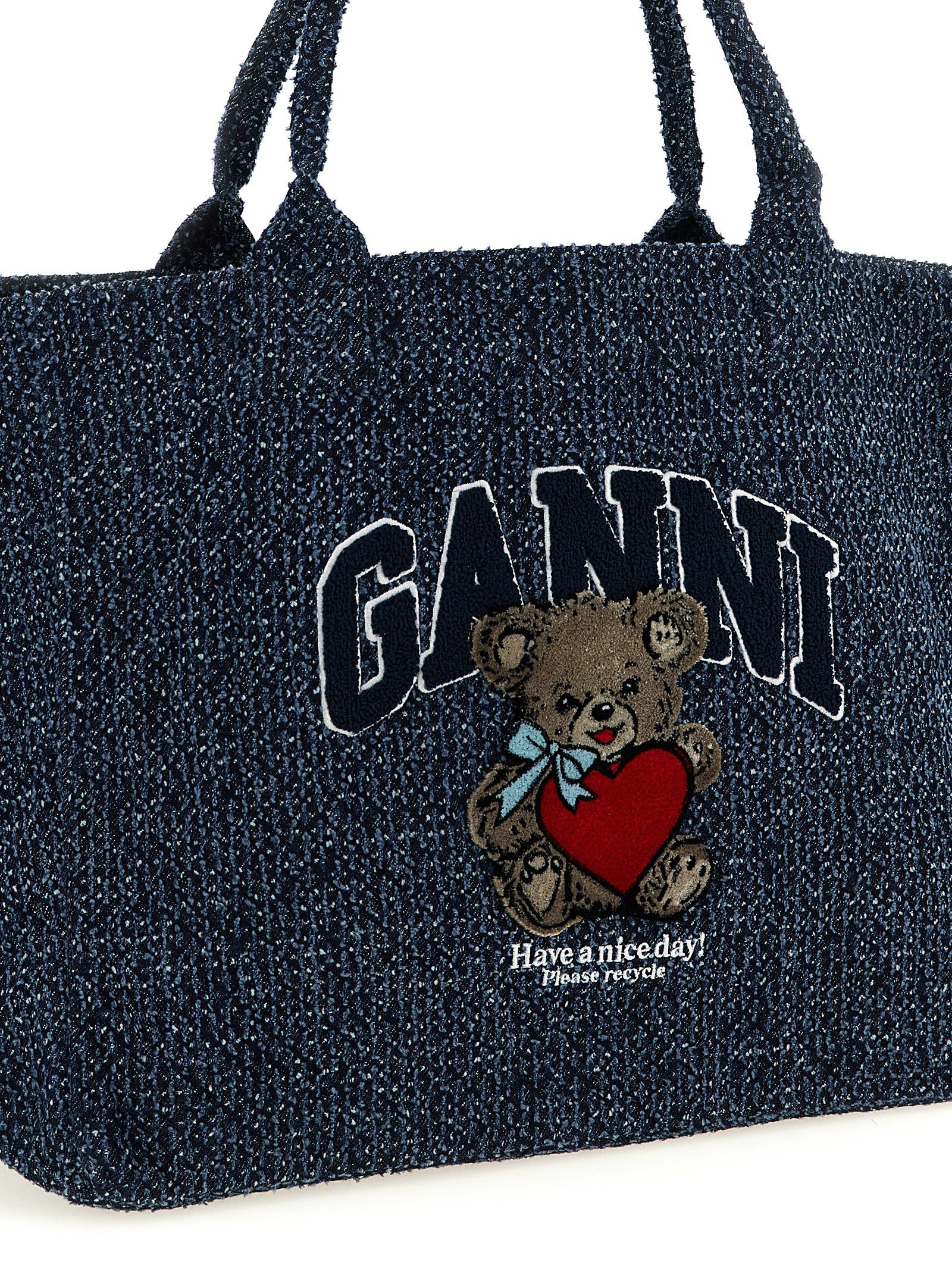 Ganni 'Xxl Bear' Shopping Bag Size ONE SIZE - 3 Thumbnail
