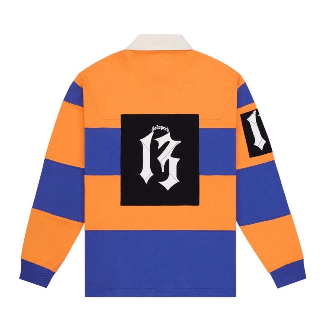 Godspeed Field Rugby Shirt Orange Blue Size US XS / EU 42 / 0 - 2 Thumbnail