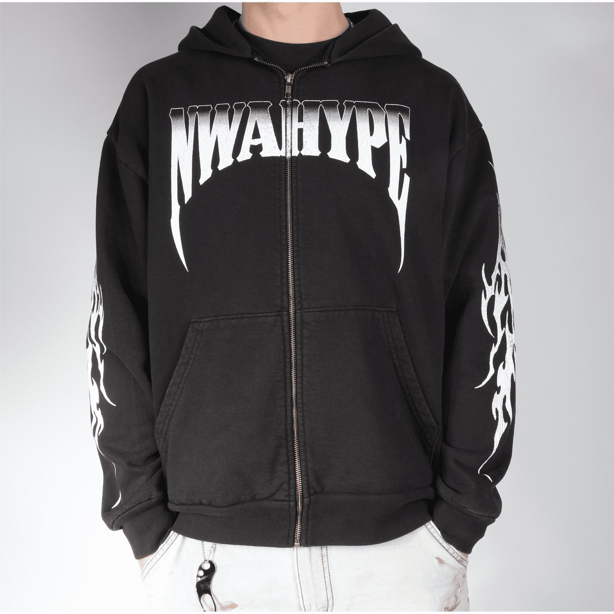 Other NWA Hype Faded Zip Up Hoodie Size US S / EU 44-46 / 1 - 2 Thumbnail