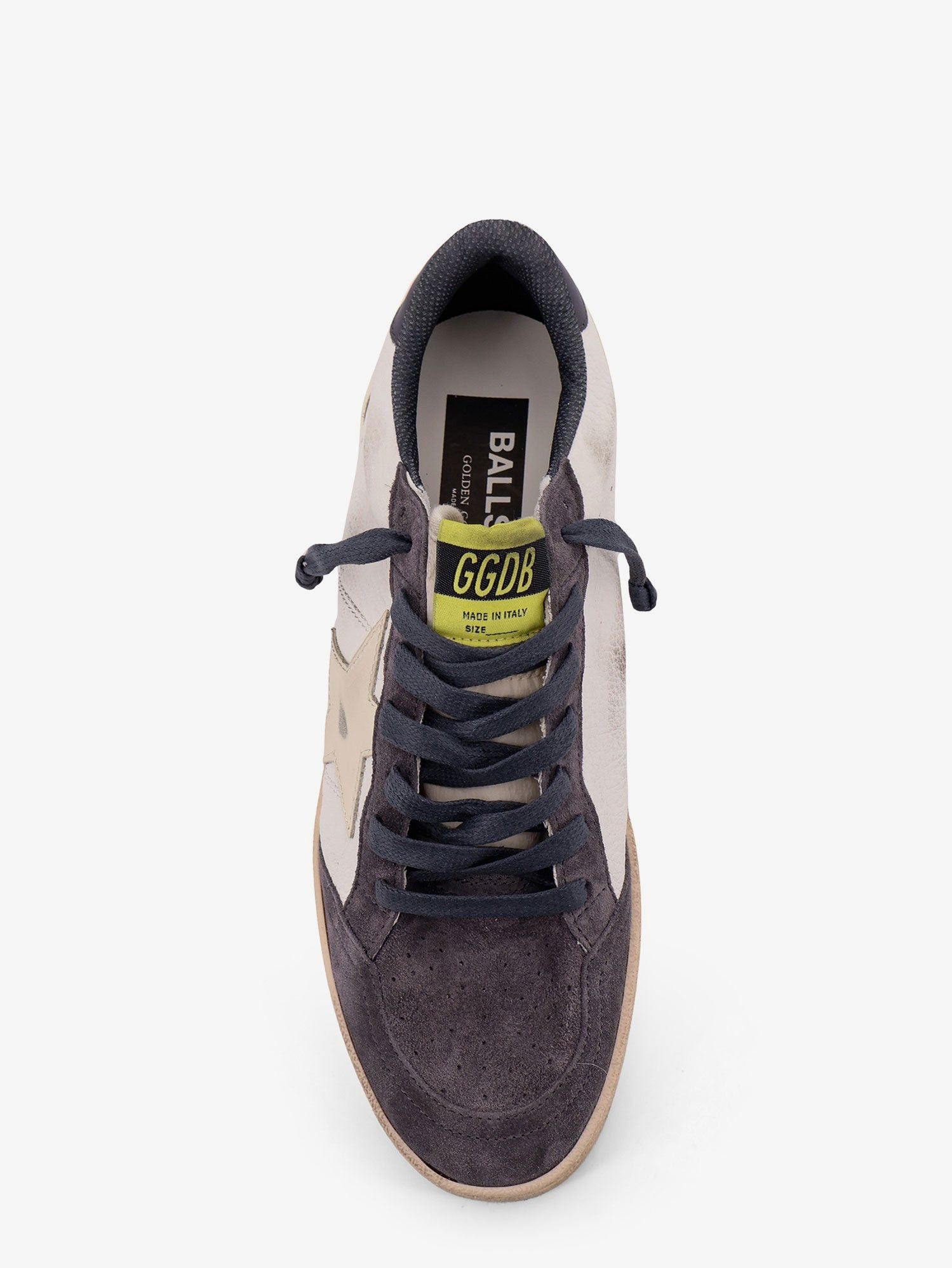 Golden Goose Deluxe Brand Ballstar leather sneakers and suede with side logo IT 45 Men - USA Tariffs Included