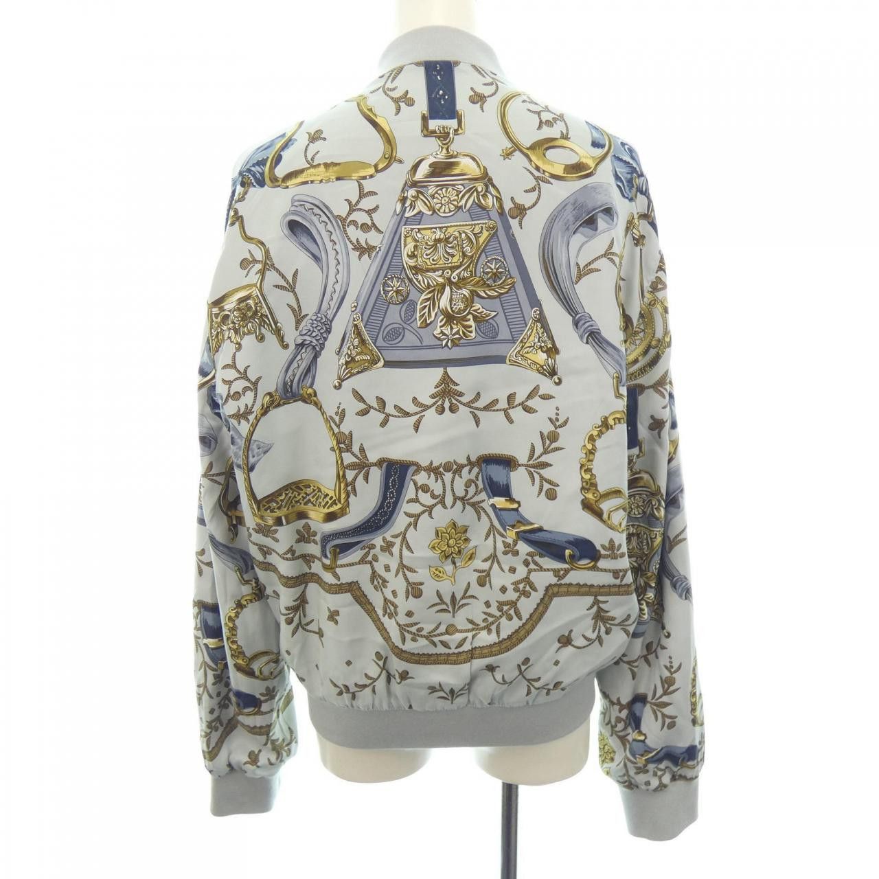 Hermes Hermes Hermes *41—5523 Silk Jacket 48 Textile Outerwear DUTY FREE for USA Size ONE SIZE - 2 Thumbnail