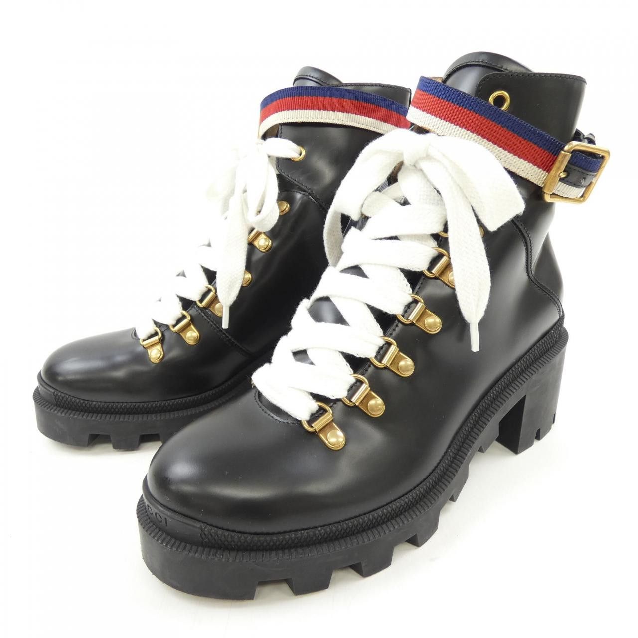 Gucci Gucci Gucci 481156 Boots Leather Shoes 481156 DUTY FREE for USA Size ONE SIZE - 3 Thumbnail