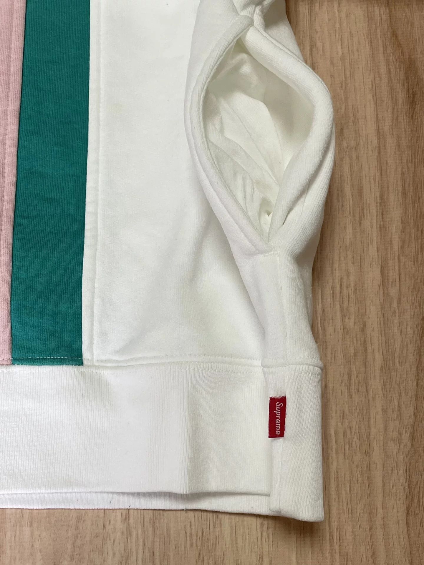 Supreme Supreme Vertical Logo Panel Pullover Fleece Size US L / EU 52-54 / 3 - 8 Thumbnail