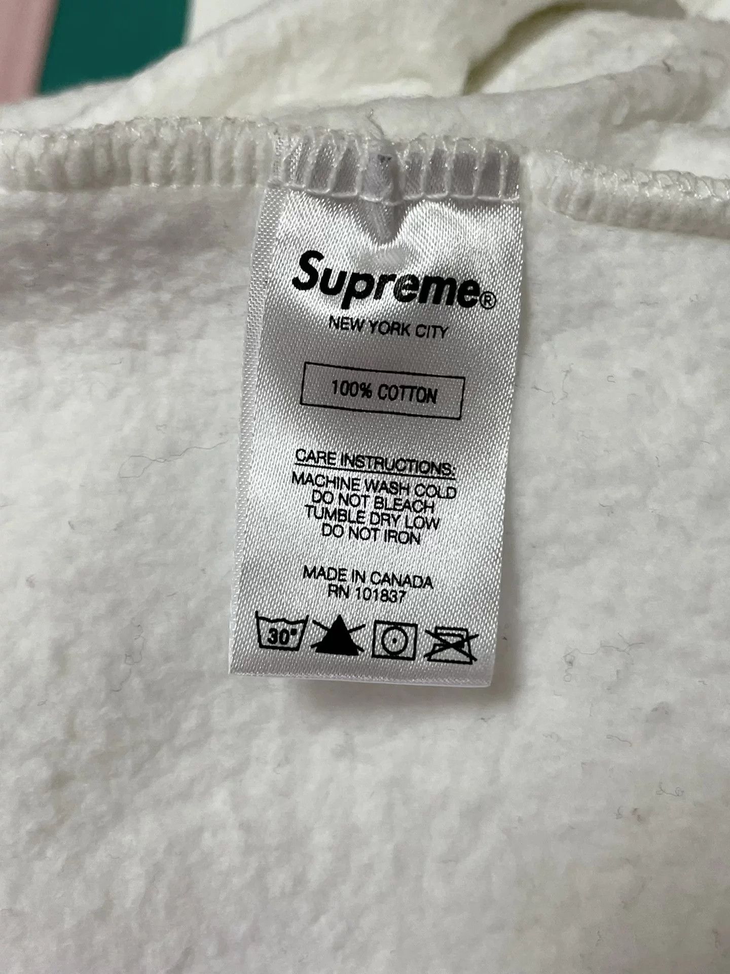 Supreme Supreme Vertical Logo Panel Pullover Fleece Size US L / EU 52-54 / 3 - 9 Thumbnail
