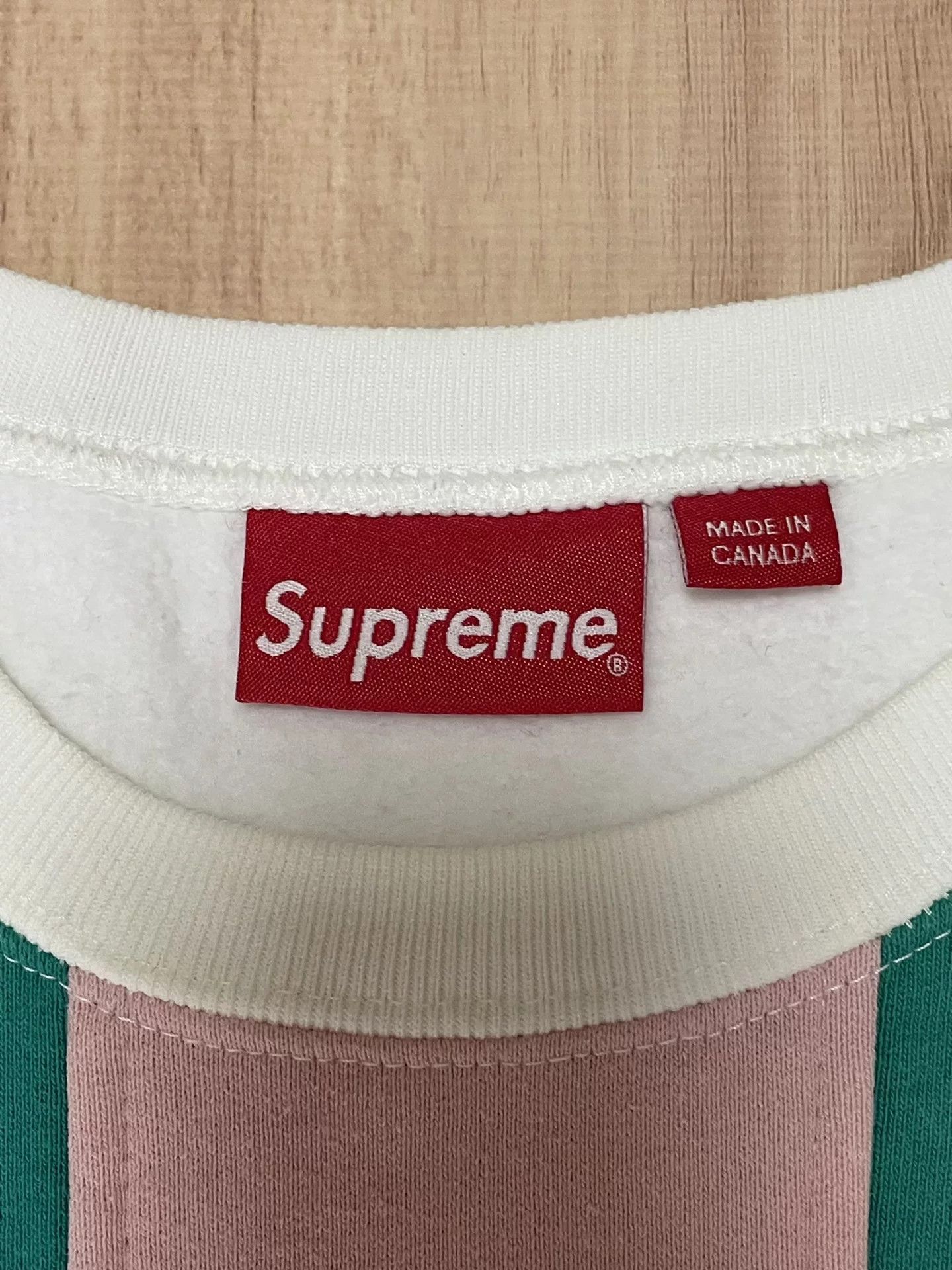 Supreme Supreme Vertical Logo Panel Pullover Fleece Size US L / EU 52-54 / 3 - 4 Thumbnail