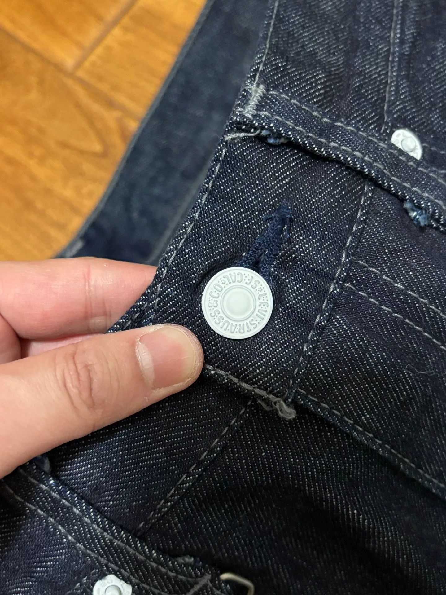 Levi's Levi's Fenom White Line Raw Denim Jeans Size US 26 / EU 42 - 6 Thumbnail