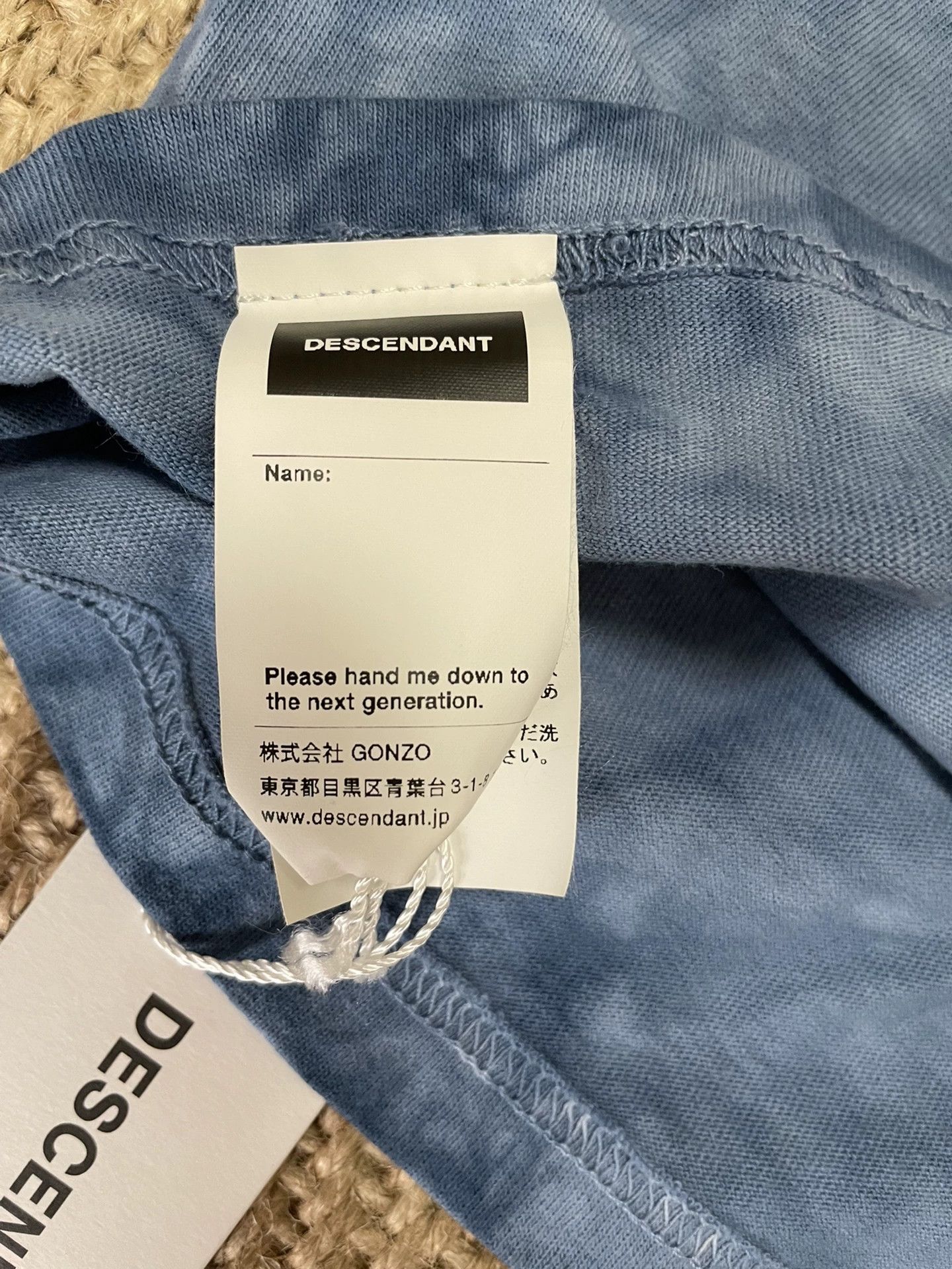 Descendant Descendant Team 18SS Tie-Dye Washed T-Shirt Size US L / EU 52-54 / 3 - 6 Thumbnail