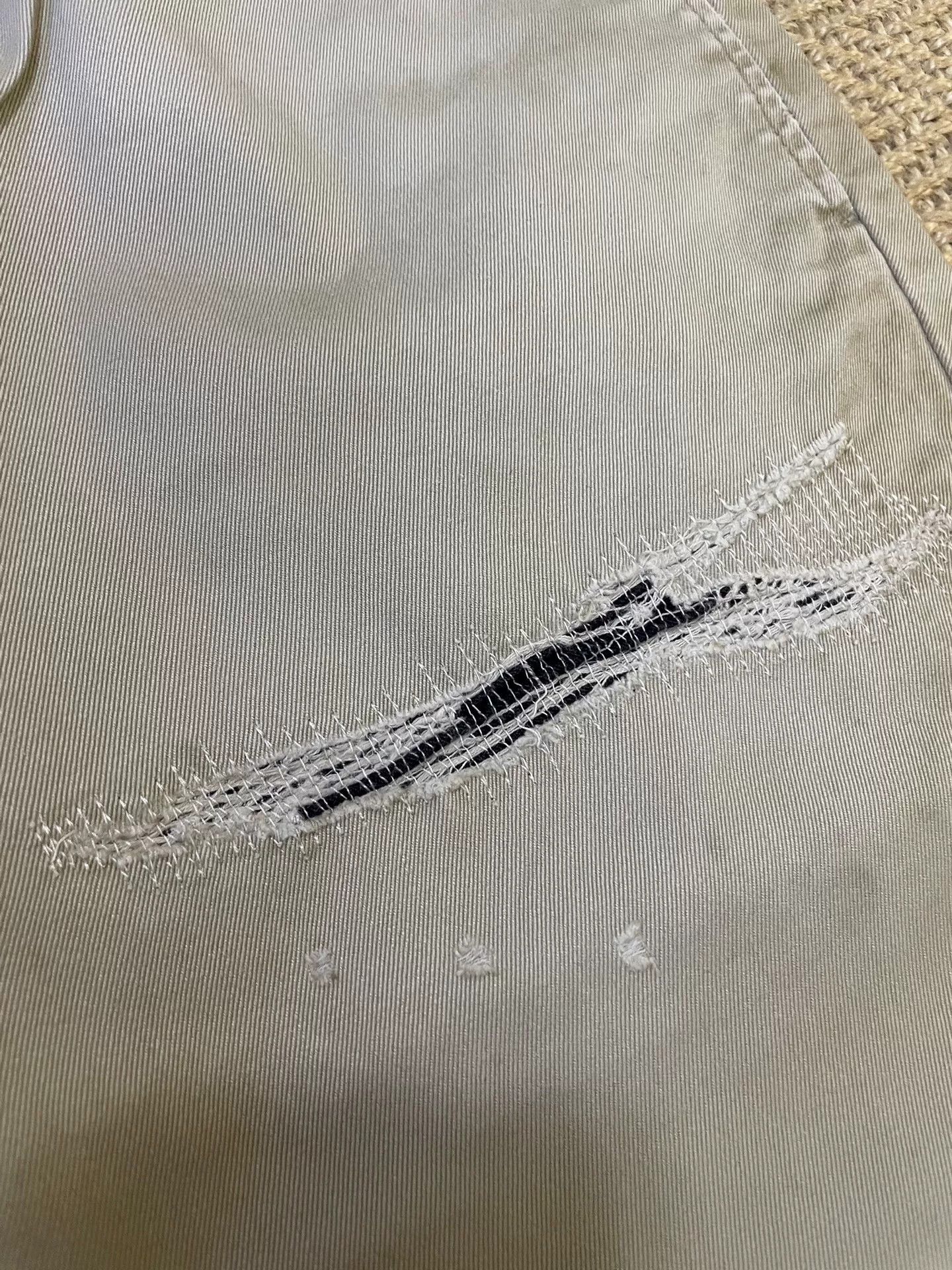 Hiroshi Fujiwara DENIM BY VANQUISH & FRAGMENT Distressed Patch Pants Size US 30 / EU 46 - 5 Thumbnail