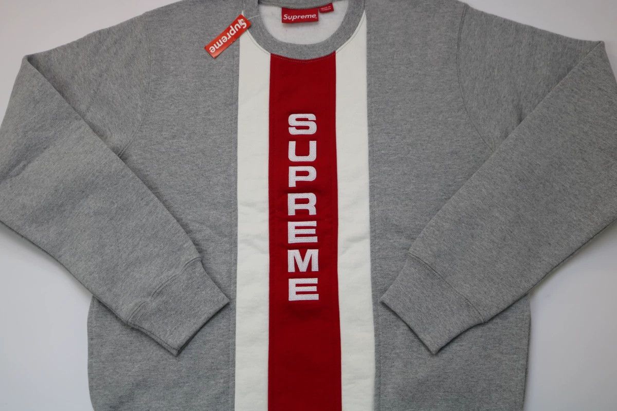 Supreme Supreme 17SS Vertical Logo Colorblock Hoodie Size US M / EU 48-50 / 2 - 3 Thumbnail