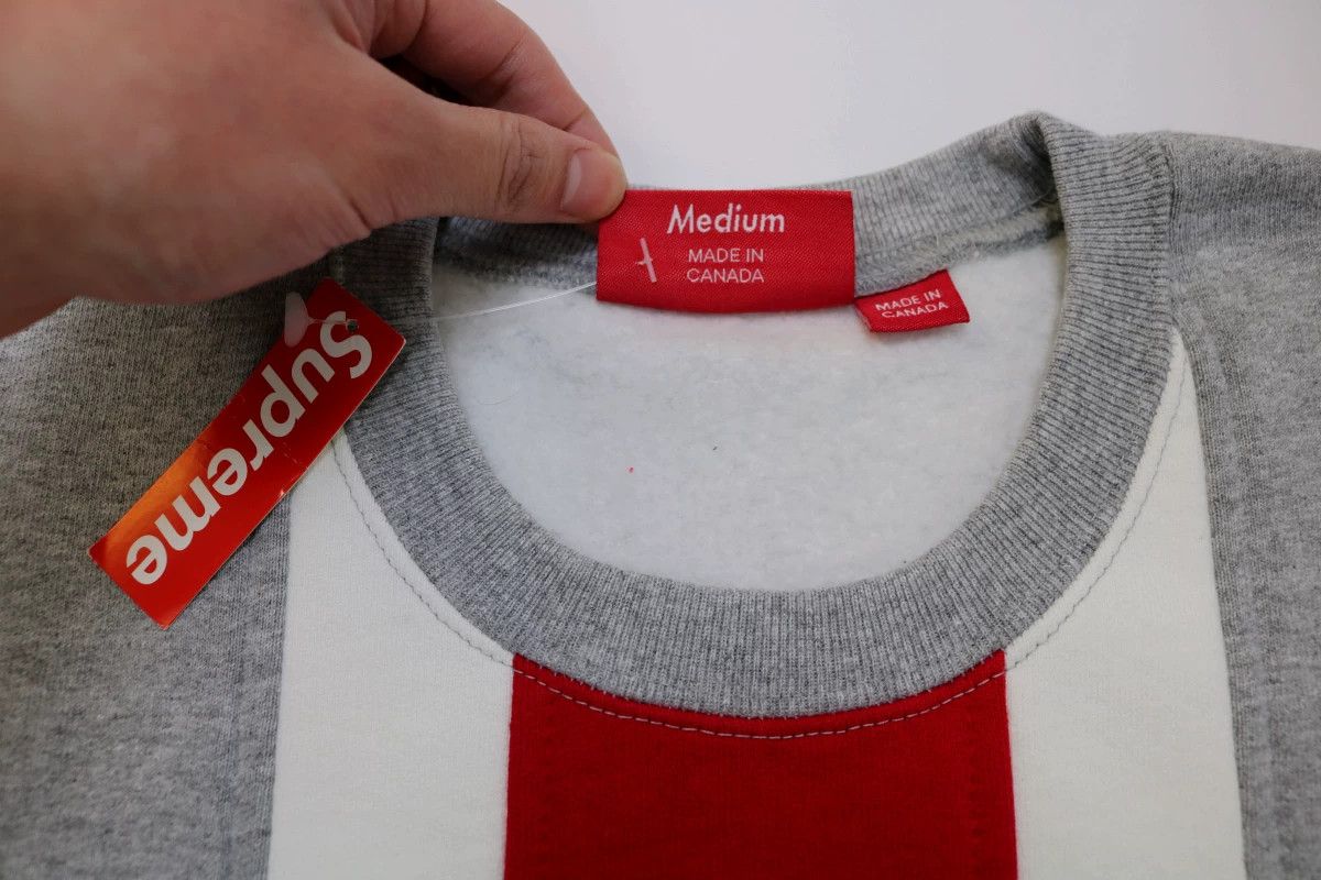 Supreme Supreme 17SS Vertical Logo Colorblock Hoodie Size US M / EU 48-50 / 2 - 4 Thumbnail