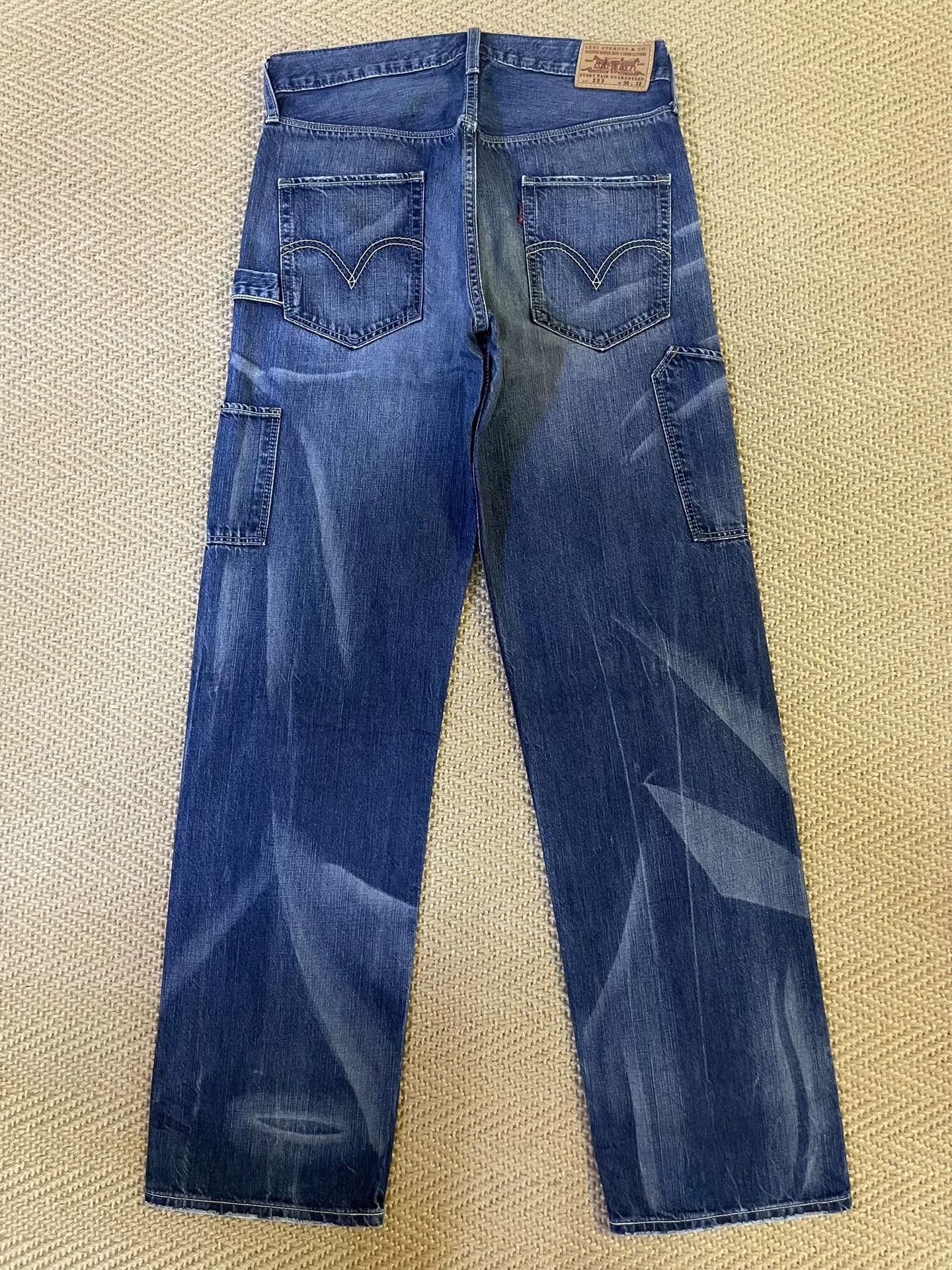 Levi's Levi's 203 Nevada Wash Cargo Jeans Size US 30 / EU 46 - 2 Thumbnail