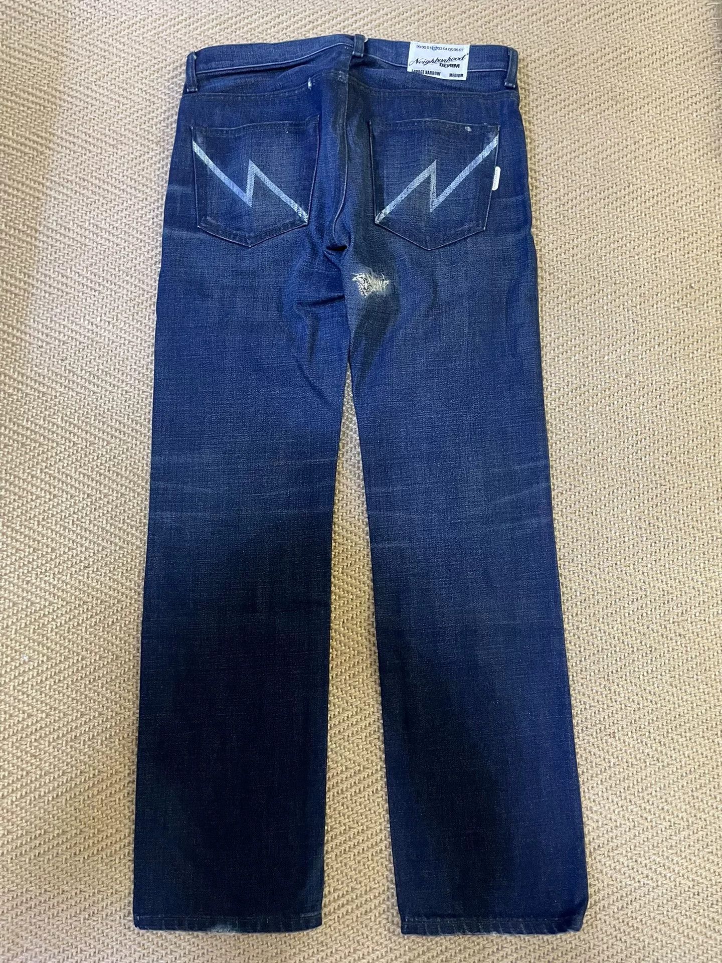 Neighborhood NEIGHBORHOOD Early Distressed Denim Jeans Size US 31 - 2 Thumbnail