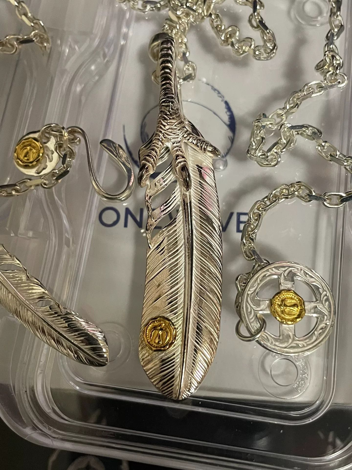 Takeo Kikuchi Ken Kikuchi Eagle Claw Feather Gold Pendant Size ONE SIZE - 2 Thumbnail
