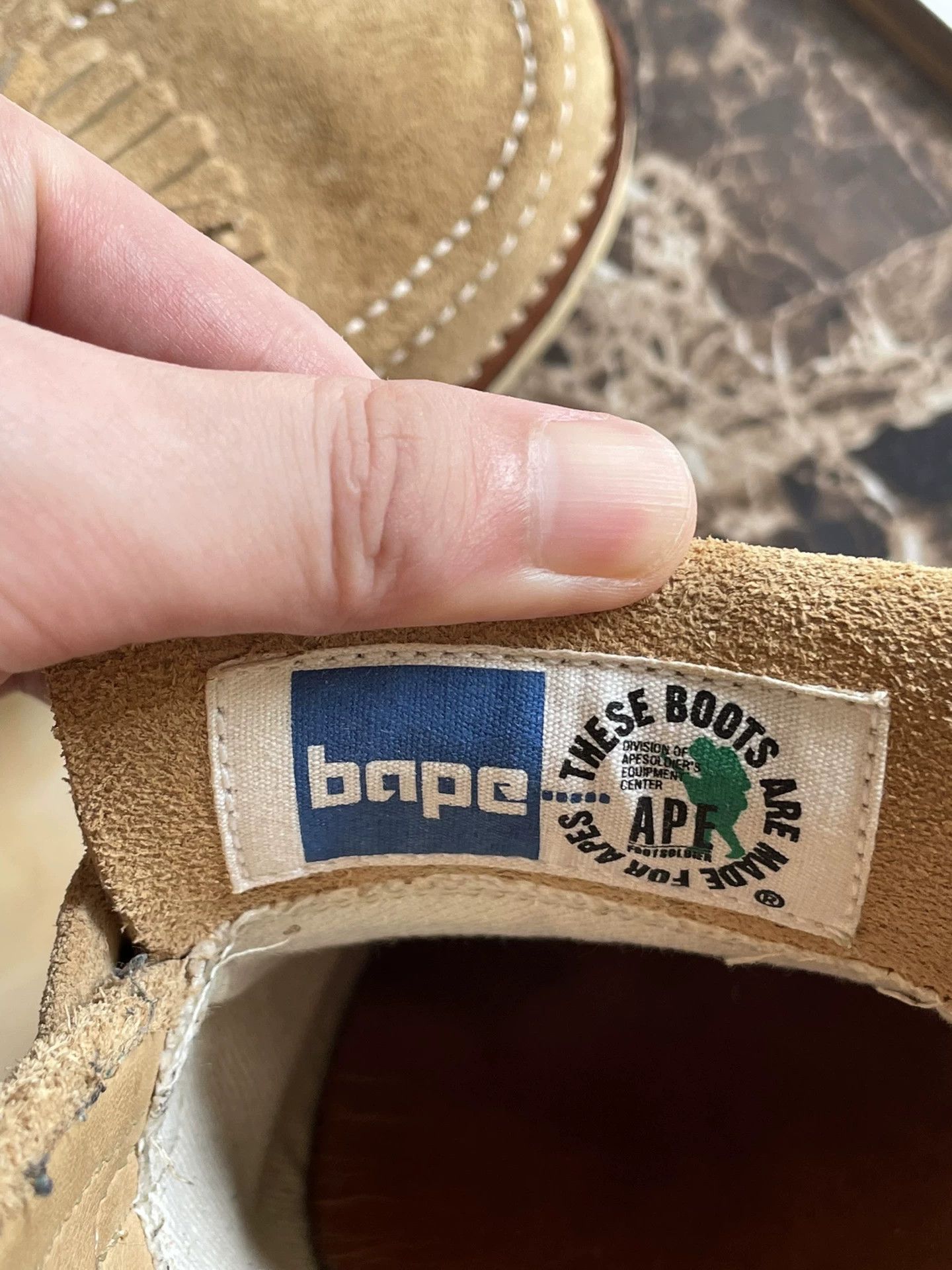 Bape BAPE Serrated Low-Top Suede Boots Size US 7 / EU 40 - 7 Thumbnail
