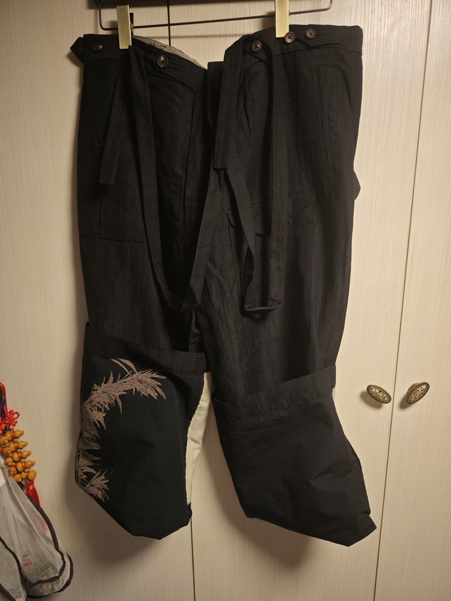 Ziggy Chen Ziggy Chen 21AW Bamboo Suspender Pants Size US 30 / EU 46 - 4 Thumbnail