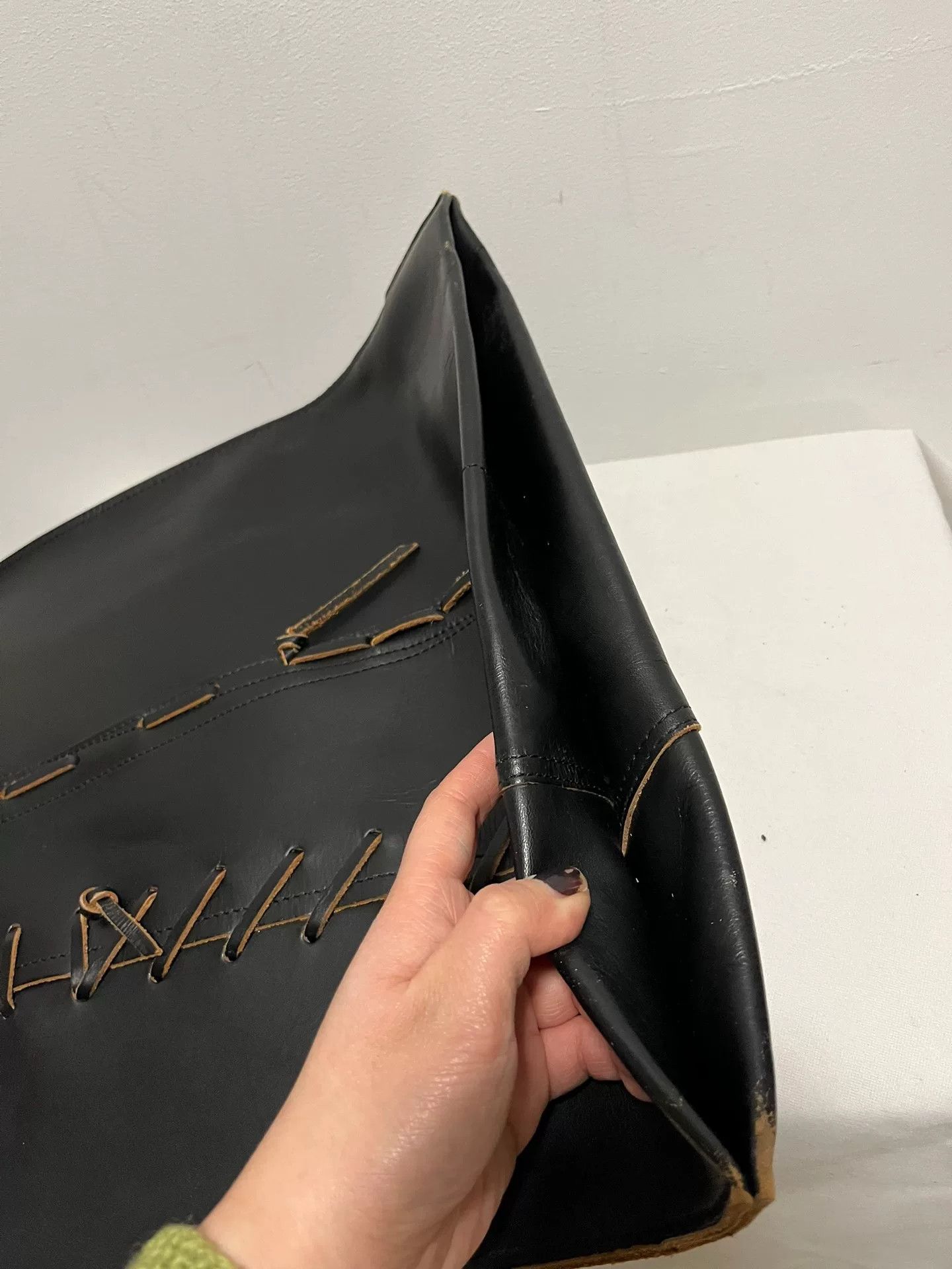 Comme des Garcons Comme des Garçons Leather Handbag Size ONE SIZE - 4 Thumbnail