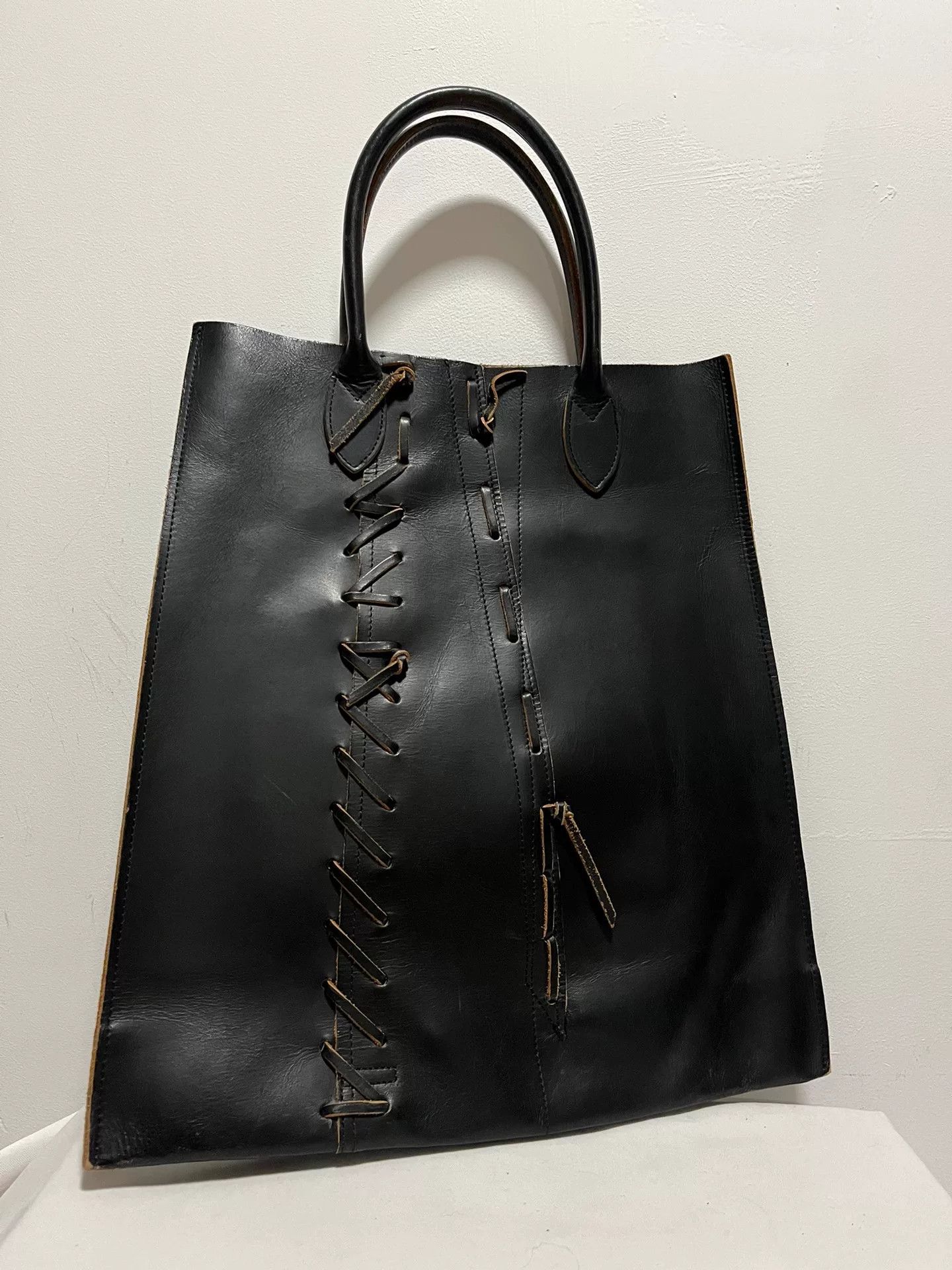 Comme des Garcons Comme des Garçons Leather Handbag Size ONE SIZE - 2 Thumbnail