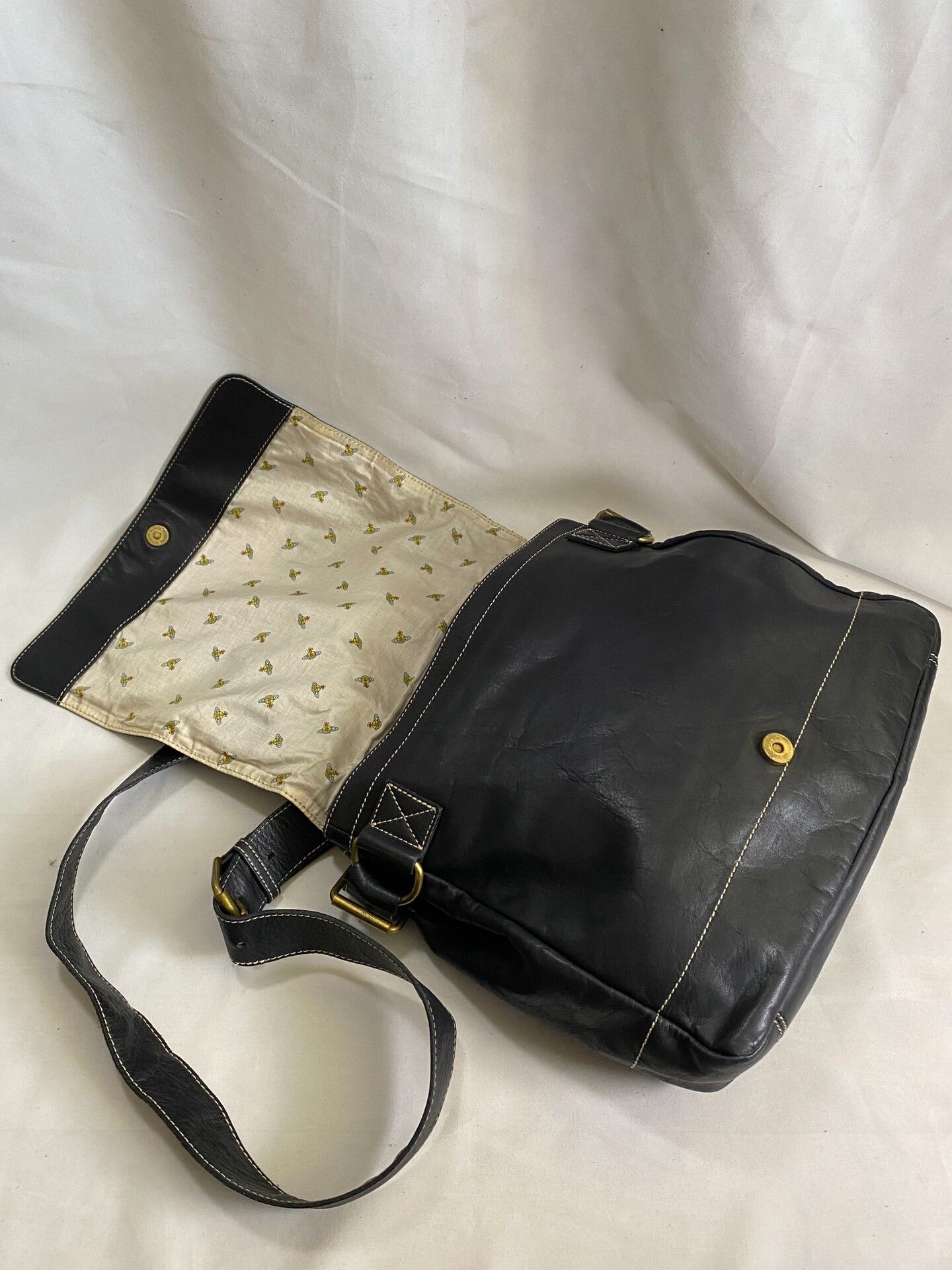 Vivienne Westwood Vivienne Westwood Wide Biker Crossbody Bag Size ONE SIZE - 3 Thumbnail