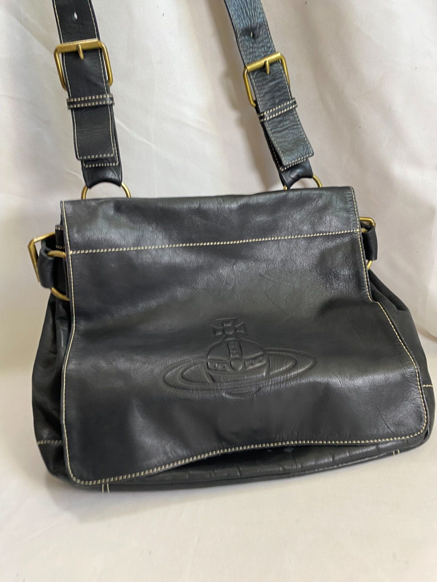 Vivienne Westwood Vivienne Westwood Wide Biker Crossbody Bag Size ONE SIZE - 8 Thumbnail