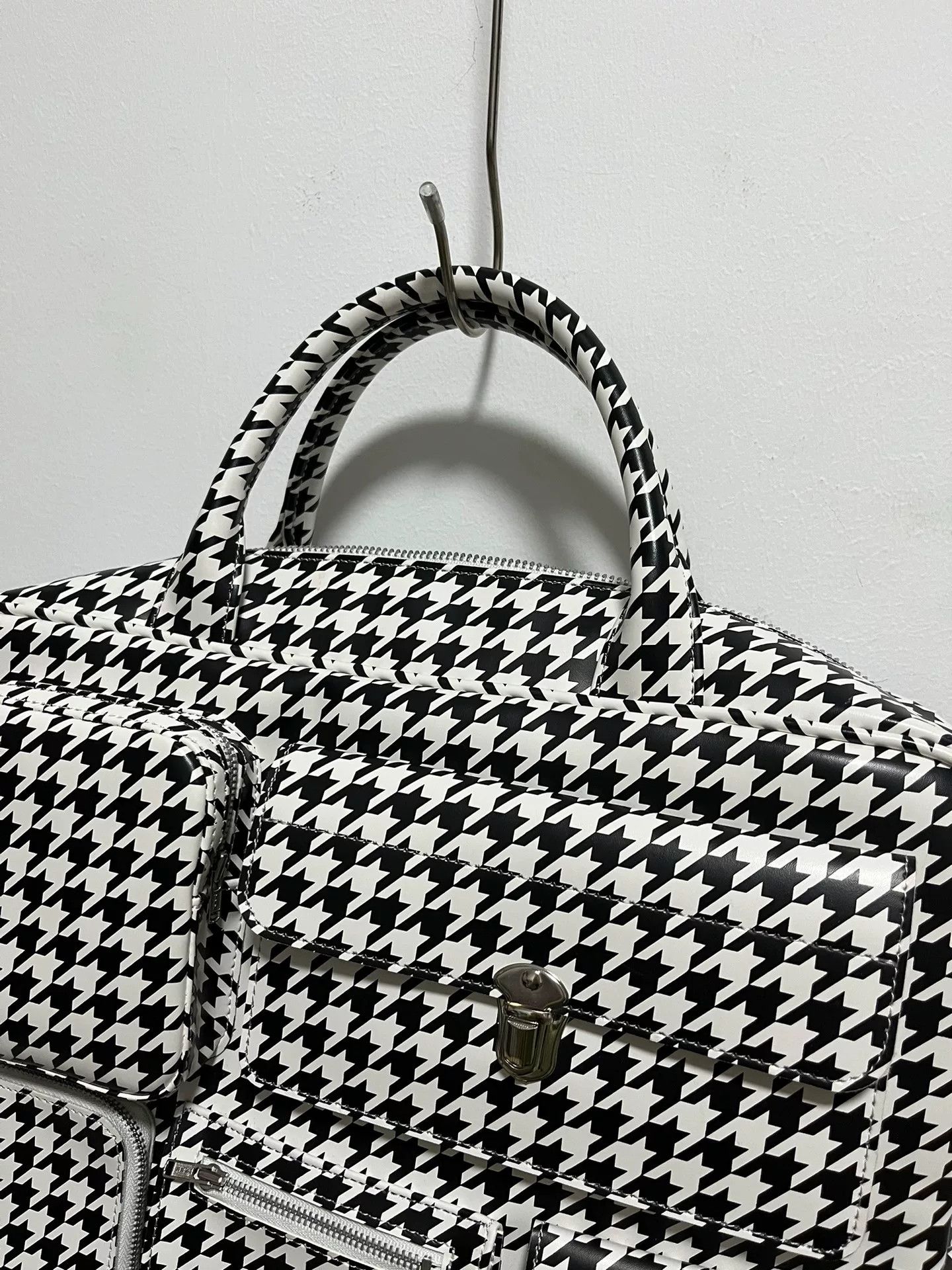 Comme des Garcons Comme des Garçons Houndstooth Tote Bag Size ONE SIZE - 3 Thumbnail