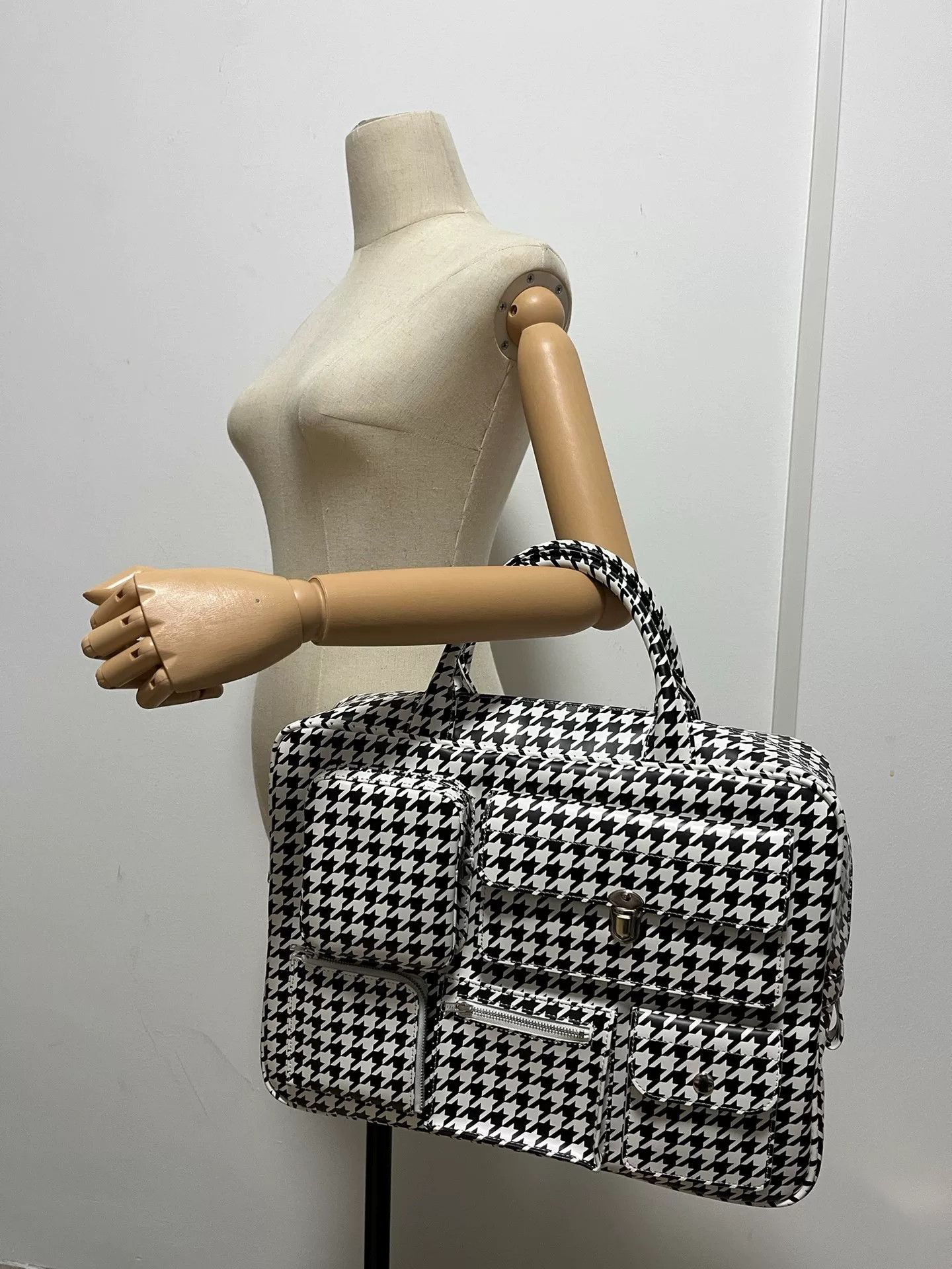 Comme des Garcons Comme des Garçons Houndstooth Tote Bag Size ONE SIZE - 2 Thumbnail