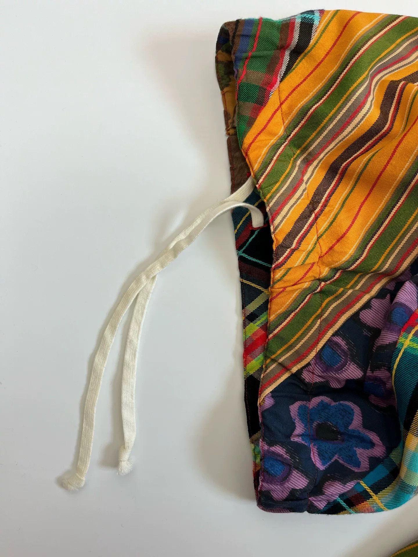 Rei Kawakubo Comme des Garçons Robe de Chambre Patchwork Skirt Size 33" - 5 Thumbnail