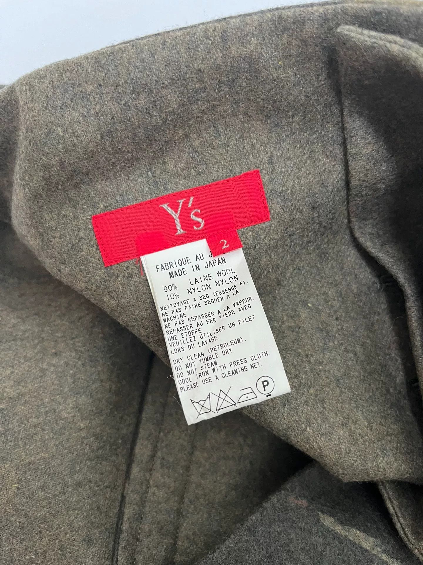 Yohji Yamamoto Yohji Yamamoto Women's Skirt Size 22" - 4 Thumbnail