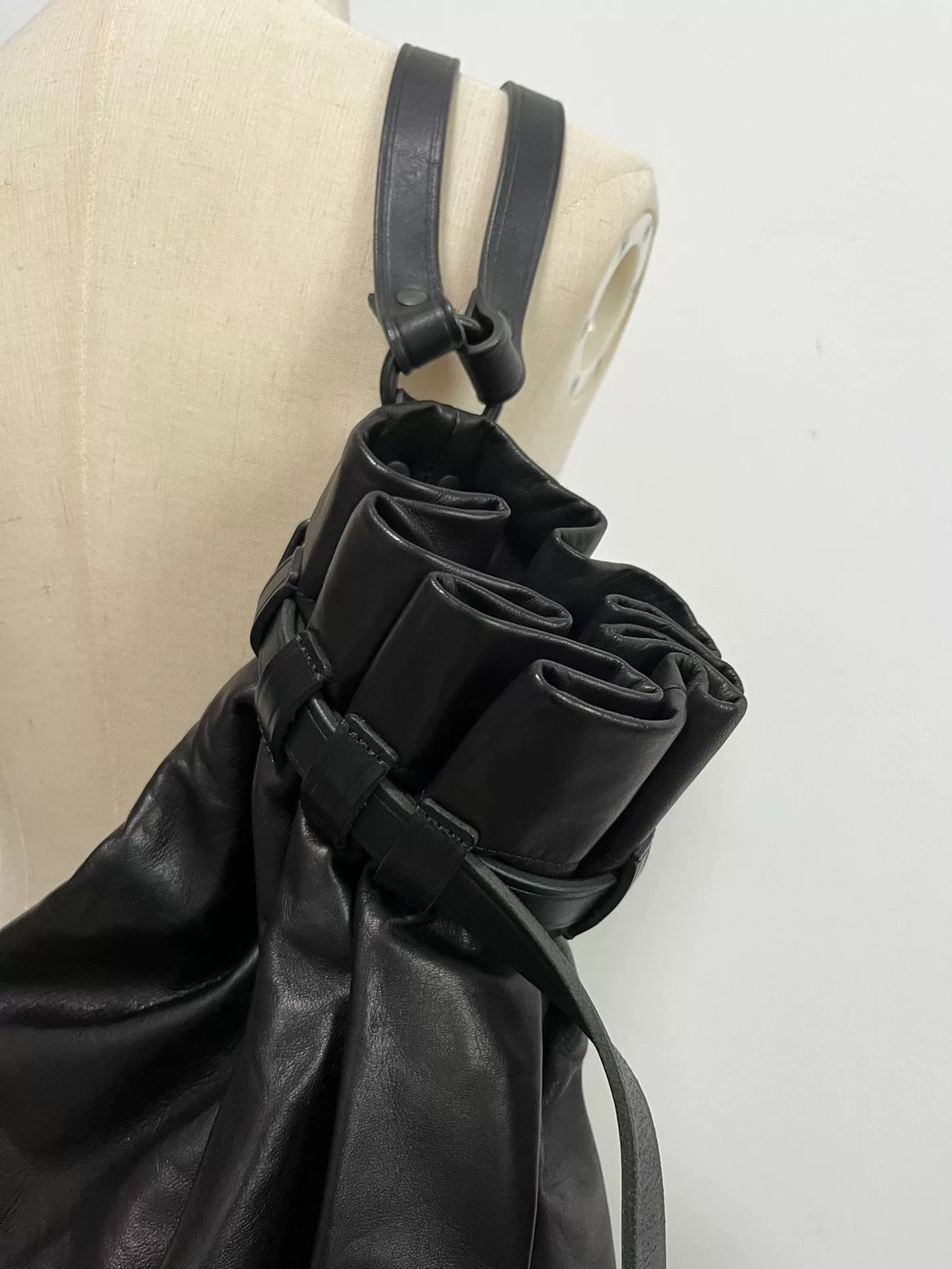 Yohji Yamamoto Yohji Yamamoto 2019SS Horse Leather Crossbody Bag Size ONE SIZE - 5 Thumbnail