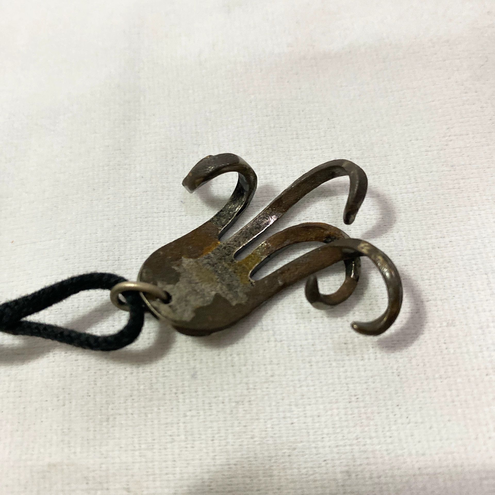 Undercover Undercover 05SS Dissolved Twisted Fork Necklace Size ONE SIZE - 4 Thumbnail