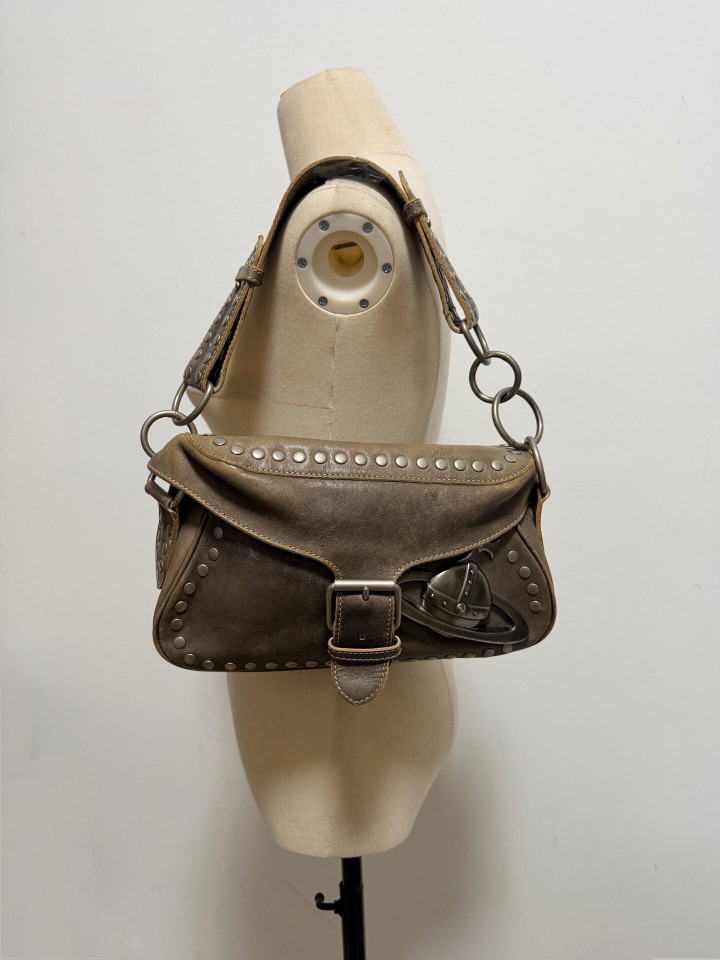 Vivienne Westwood Vivienne Westwood Motorcycle Rivet Bag Size ONE SIZE - 3 Thumbnail