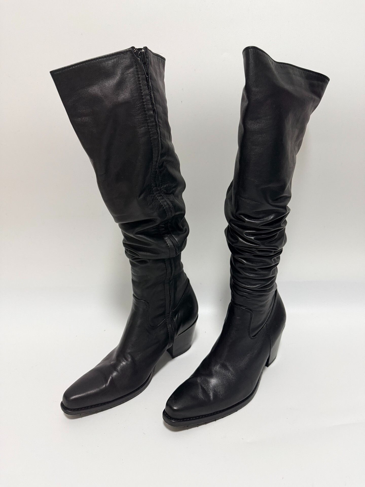 Junya Watanabe Junya Watanabe Black Tall Boots 37 Size US 6 / IT 36 - 2 Thumbnail