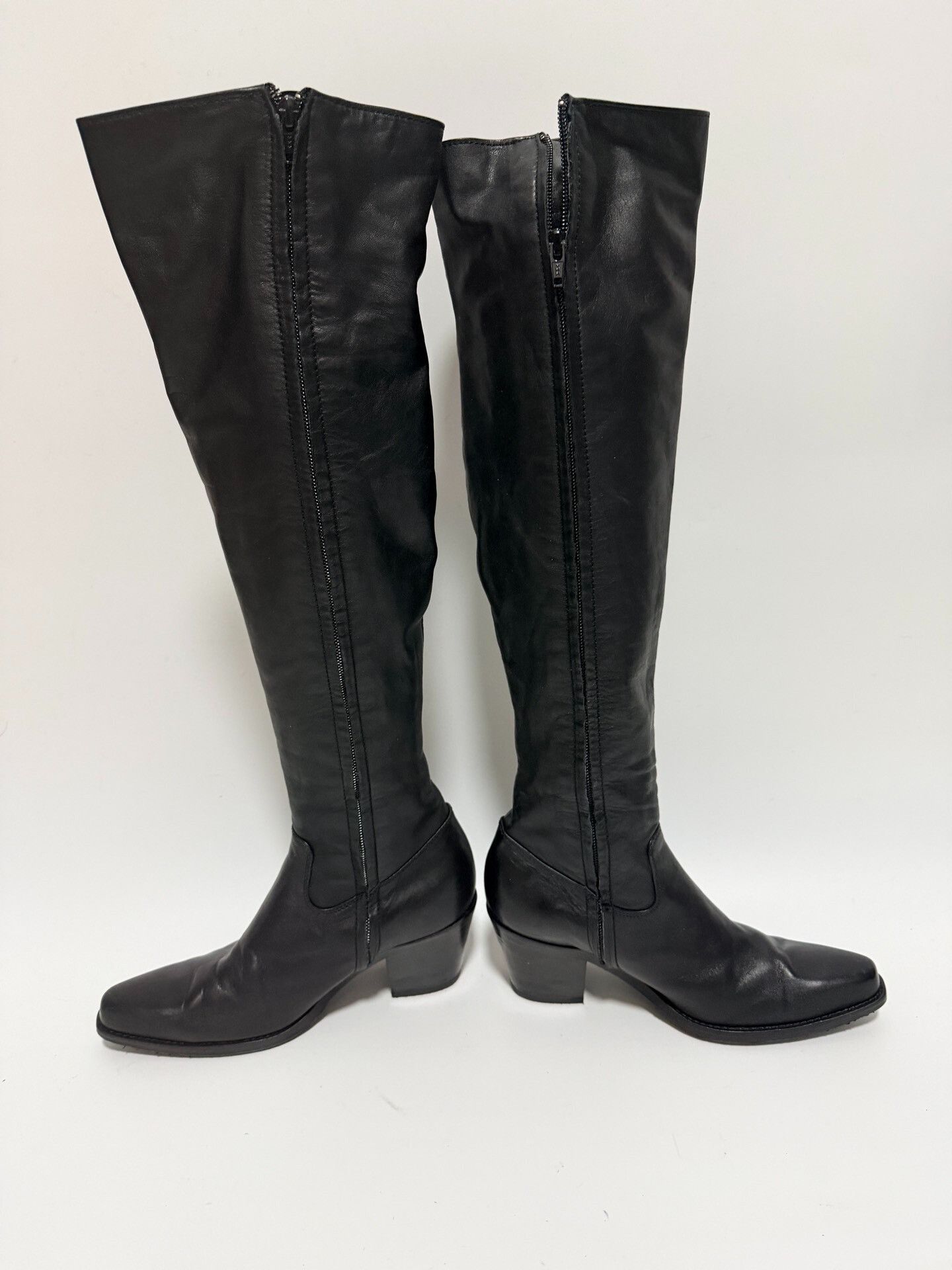 Junya Watanabe Junya Watanabe Black Tall Boots 37 Size US 6 / IT 36 - 5 Thumbnail