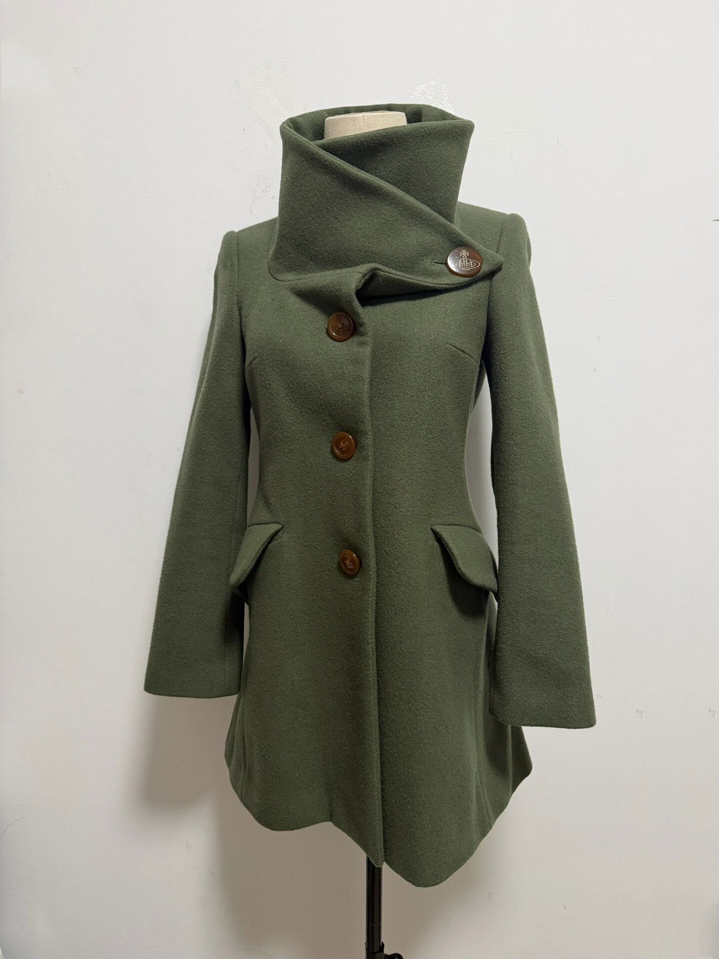 Vivienne Westwood Vivienne Westwood Matcha Wool Coat Size M / US 6-8 / IT 42-44 - 3 Thumbnail