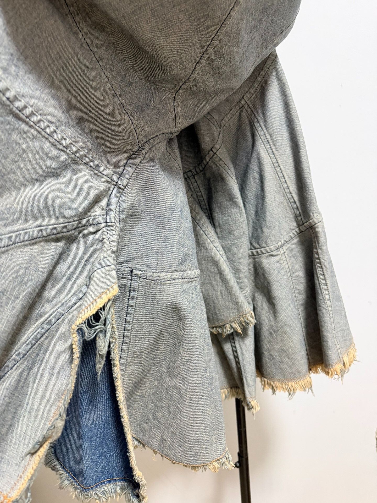 Junya Watanabe Junya Watanabe 2005 Denim Skirt S Size 34" / US 12 / IT 48 - 6 Thumbnail