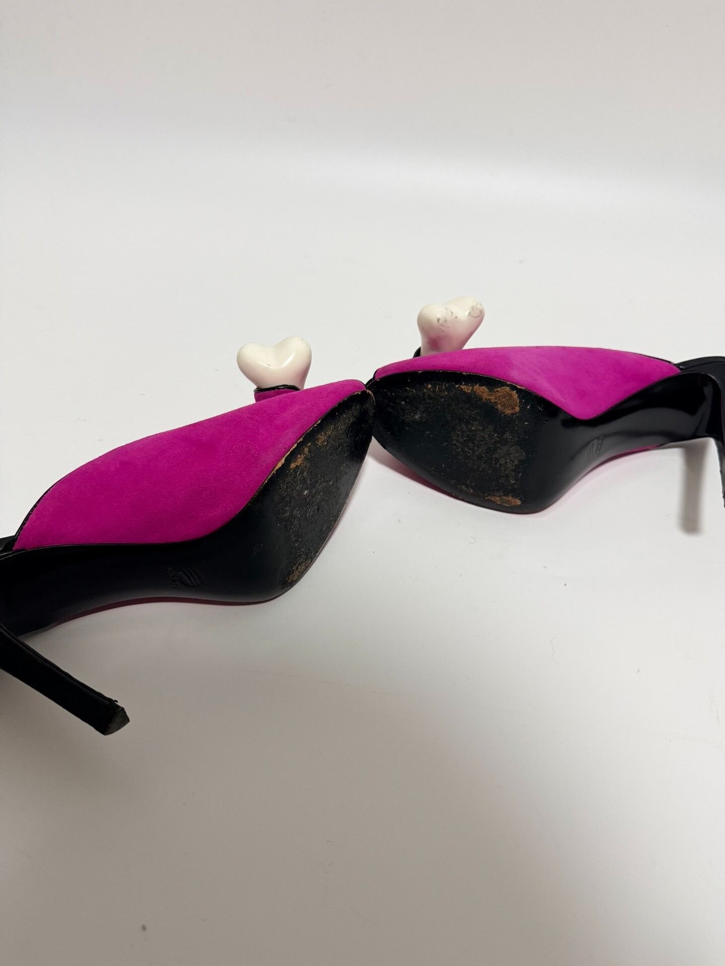 Jeremy Scott Jeremy Scott 2010SS Pink Bone Heel Mules Size US 7 / IT 37 - 7 Thumbnail