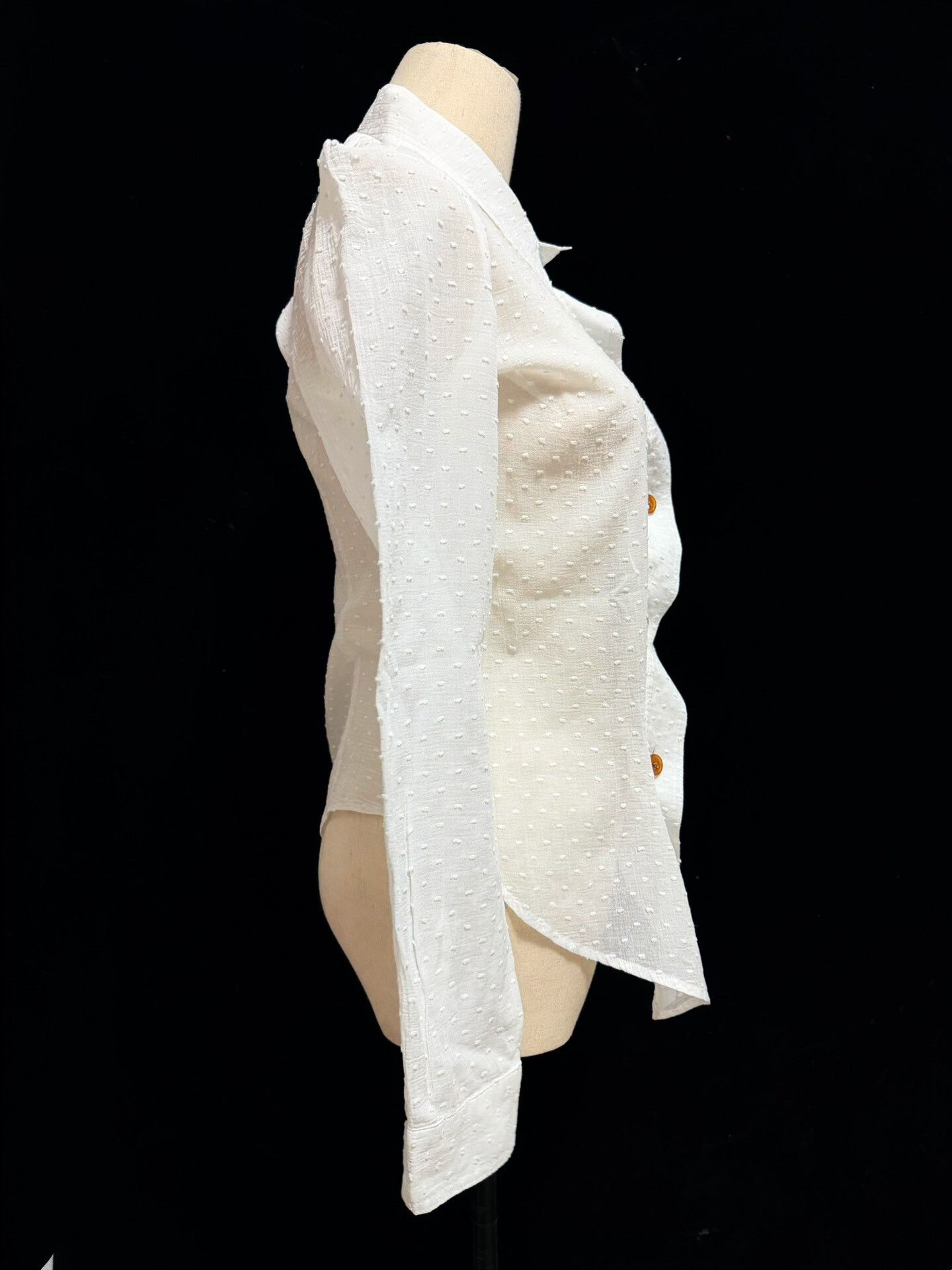 Vivienne Westwood Vivienne Westwood White Irregular Shirt Size M / US 6-8 / IT 42-44 - 4 Thumbnail
